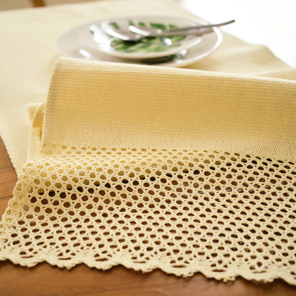 Runner 37x160cm Alcyone Pollen Yellow 046/10