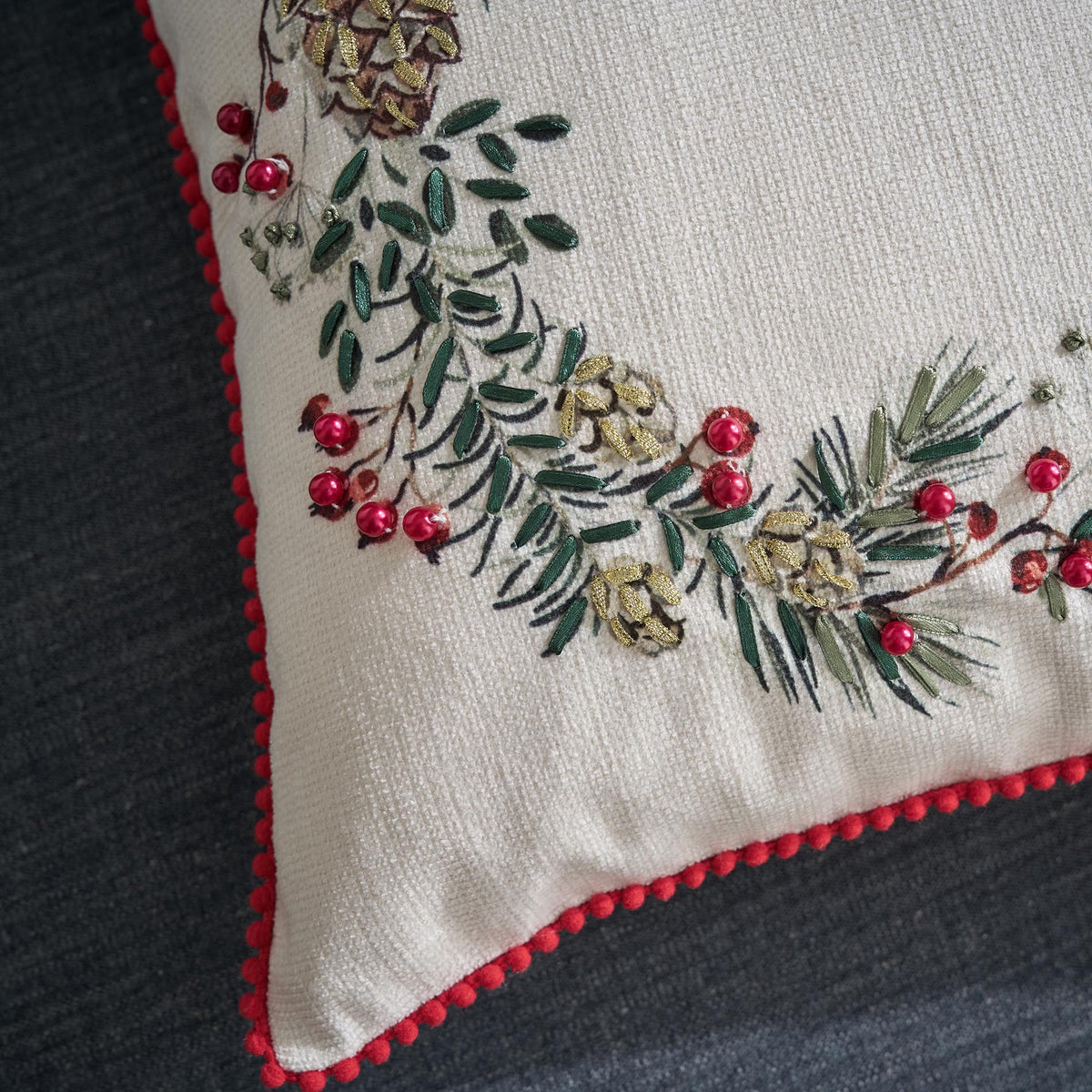Μαξιλαροθήκη 43x43cm Xmas 928