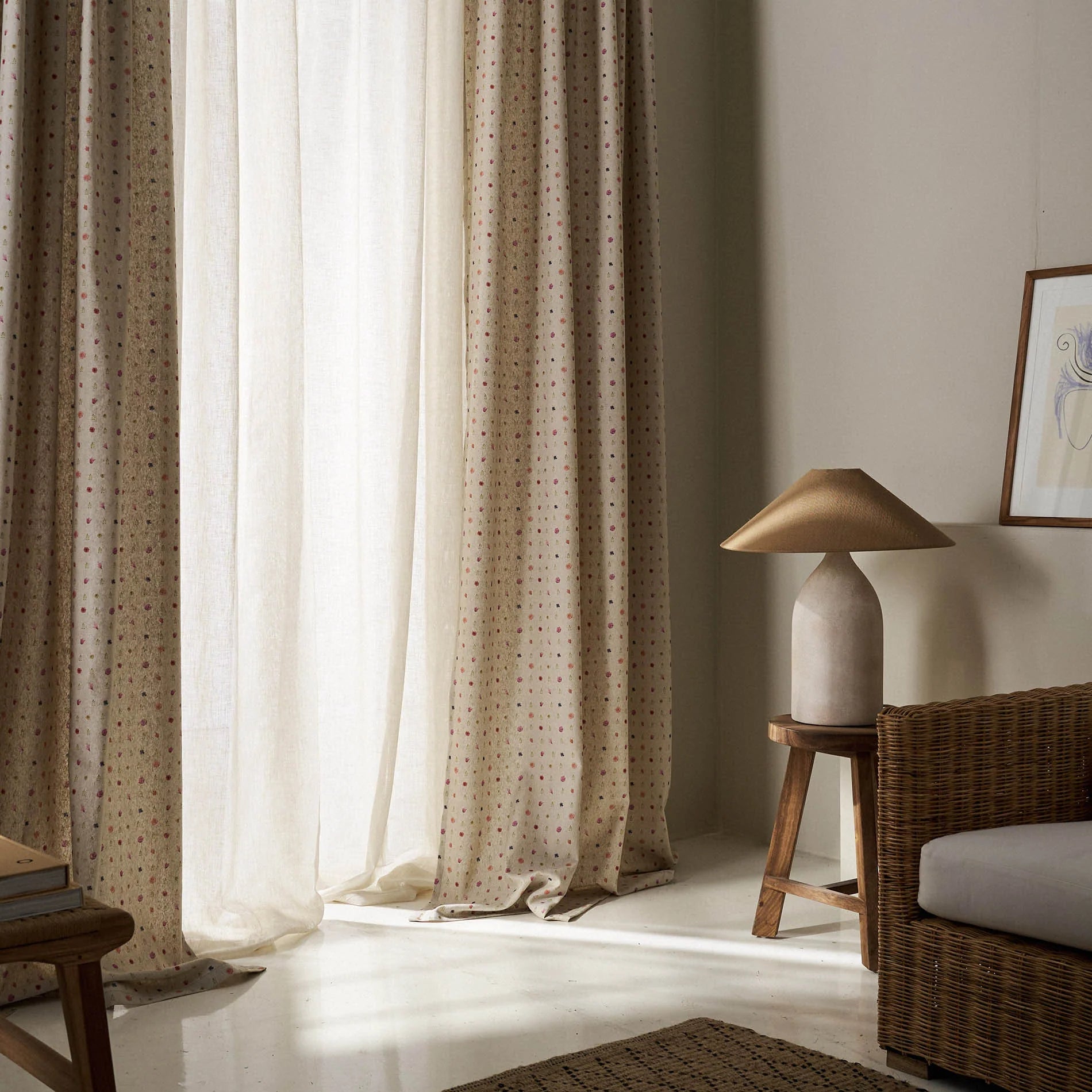 Ready-made Curtain 130x270cm Zaklin 120