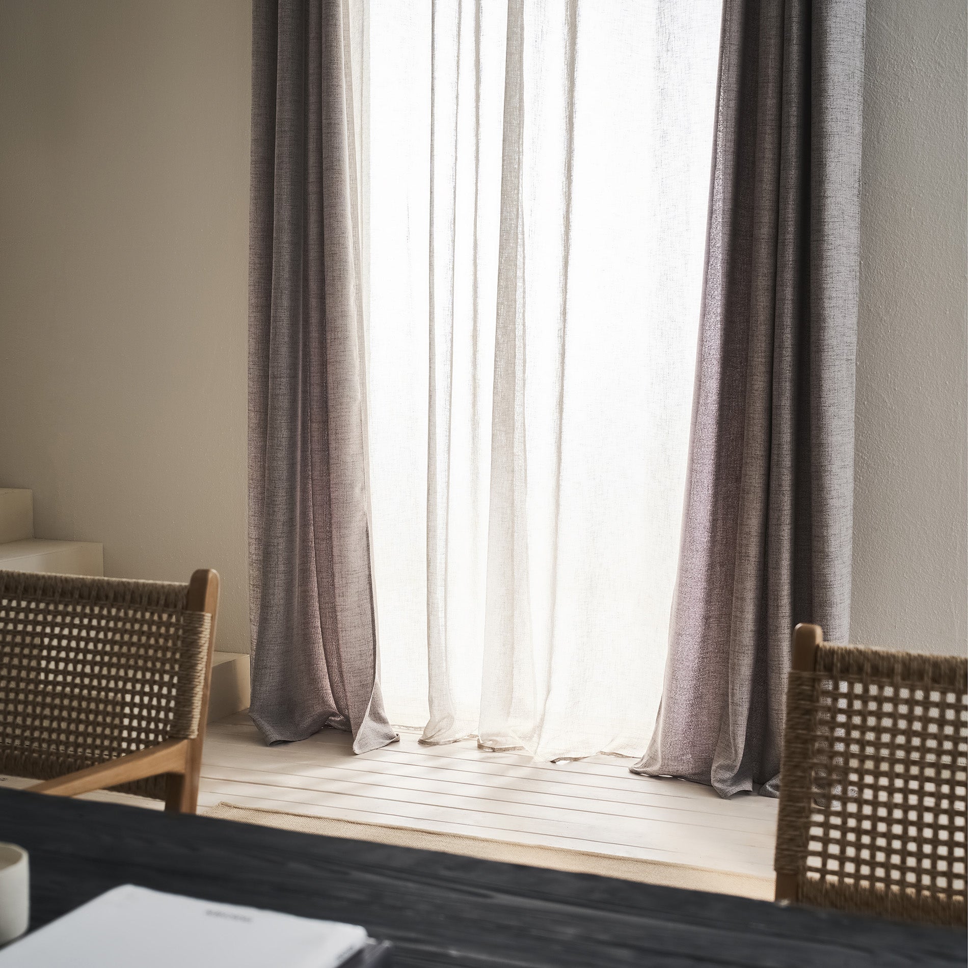 Curtain with slats 140x295cm Magna Elephant 495