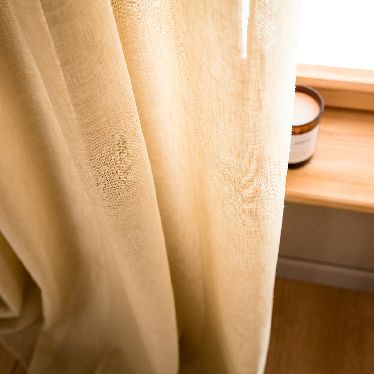 Curtain with studs 140x280cm Combe Gold Beige 502/04