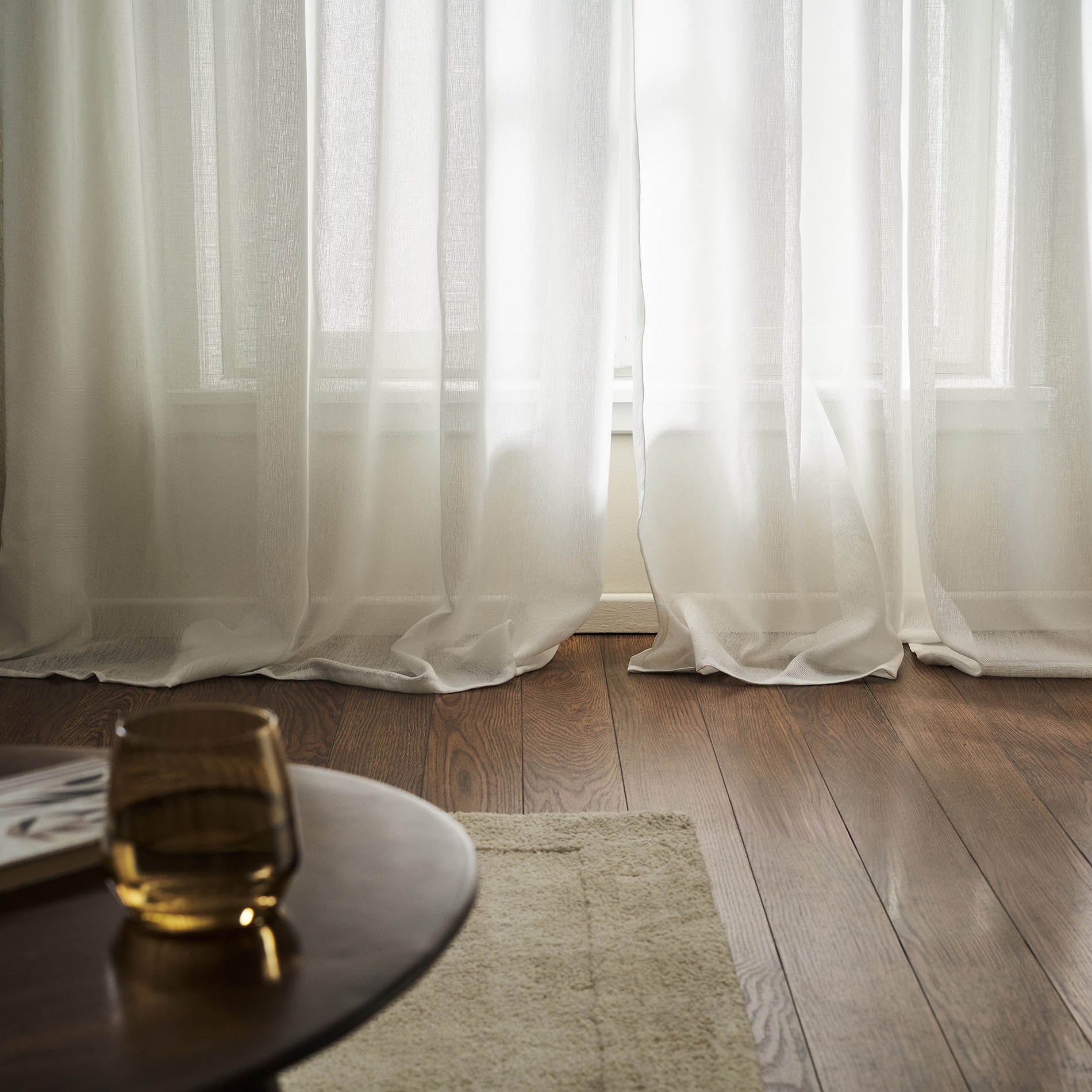 Curtain with swag Maisy White 507/05