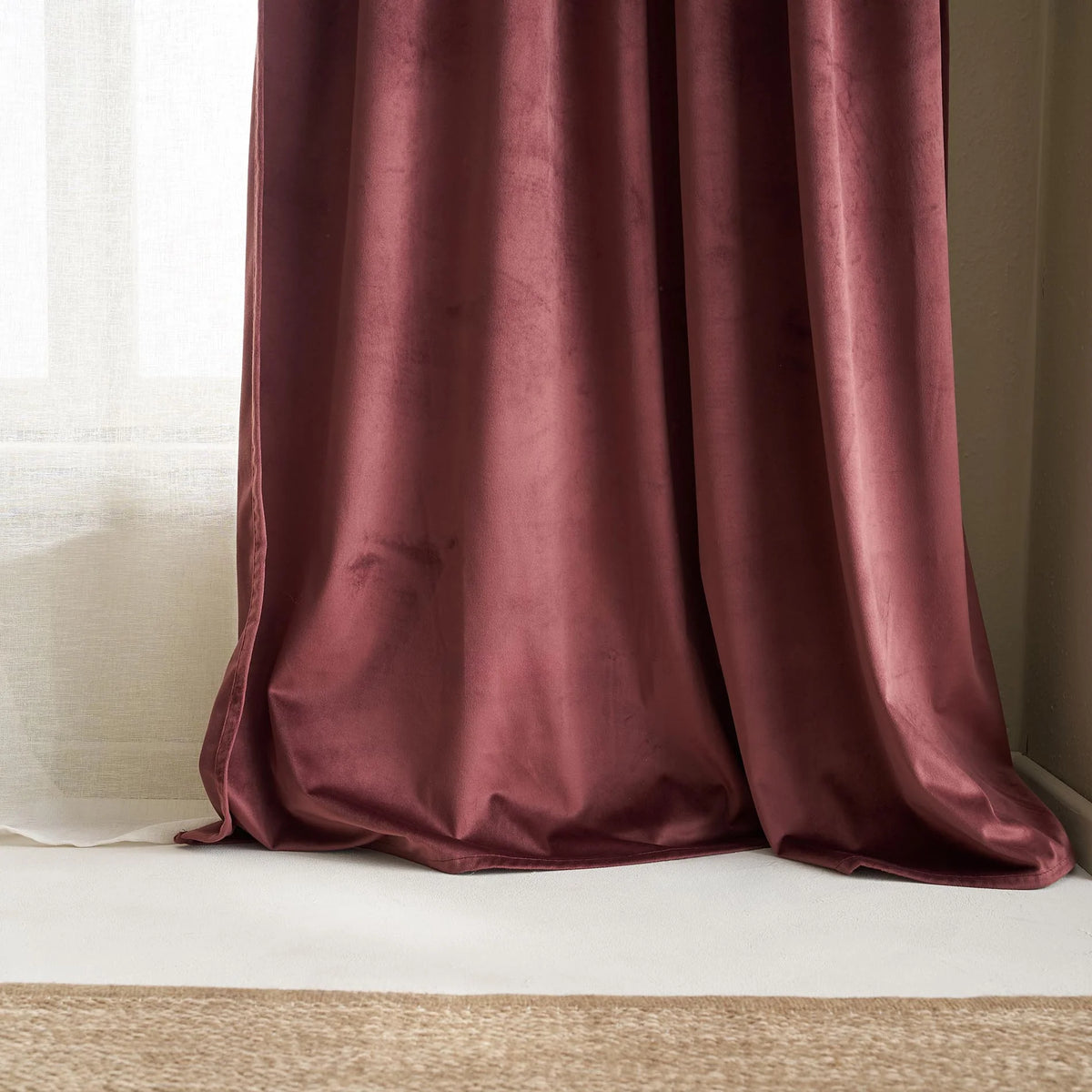 Κουρτίνα με σιρίτι 140x280cm Winter Cherry 711/02