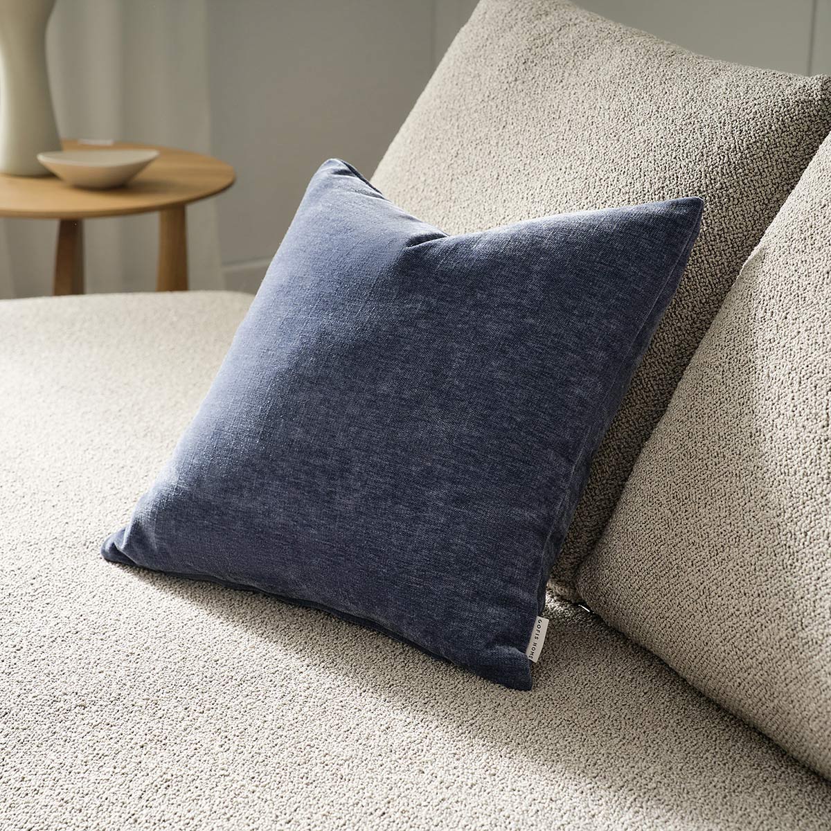 Μαξιλαροθήκη 50x50cm Luna Grey Blue 427/09