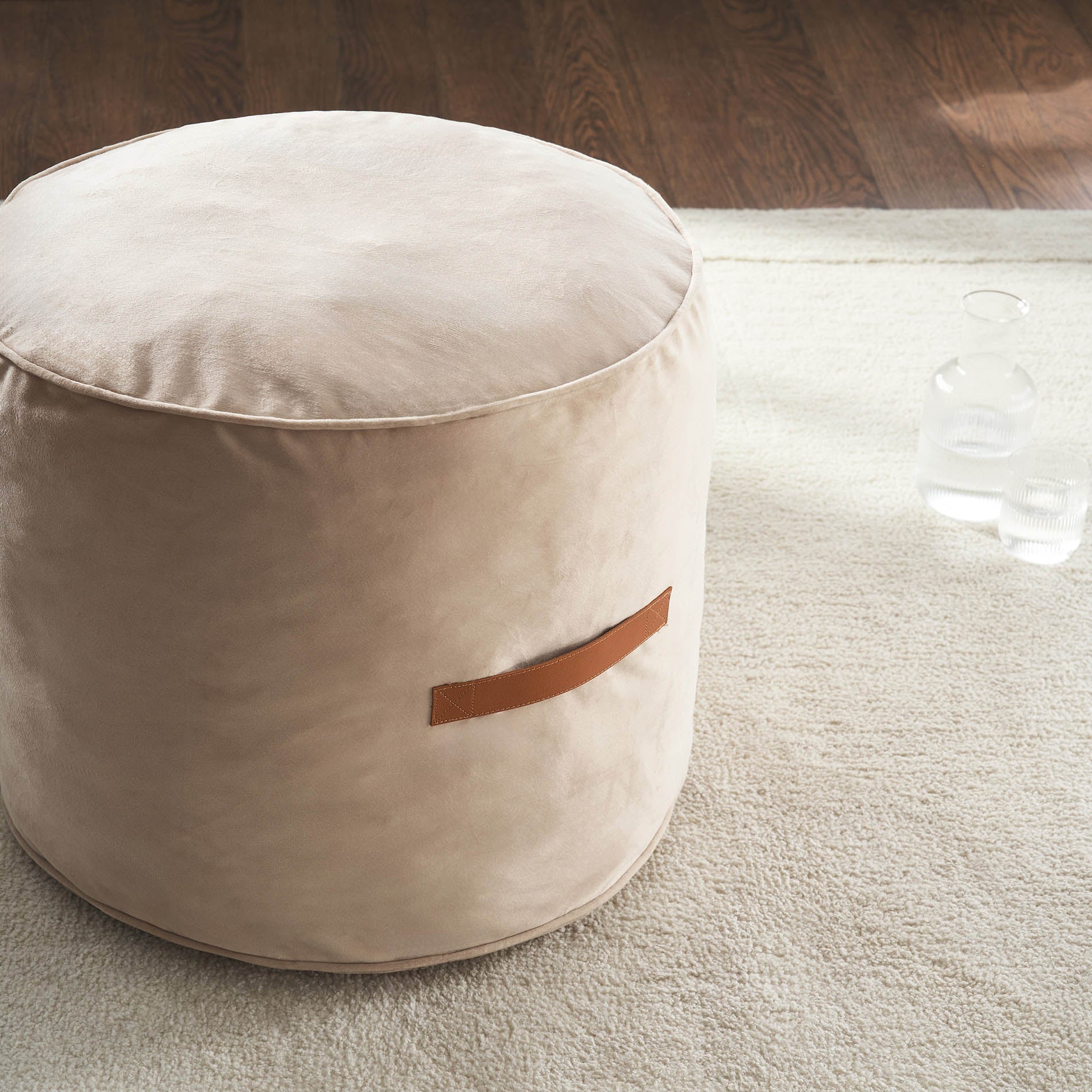 pouf 40x50x50cm Winter Dove Beige 711/06