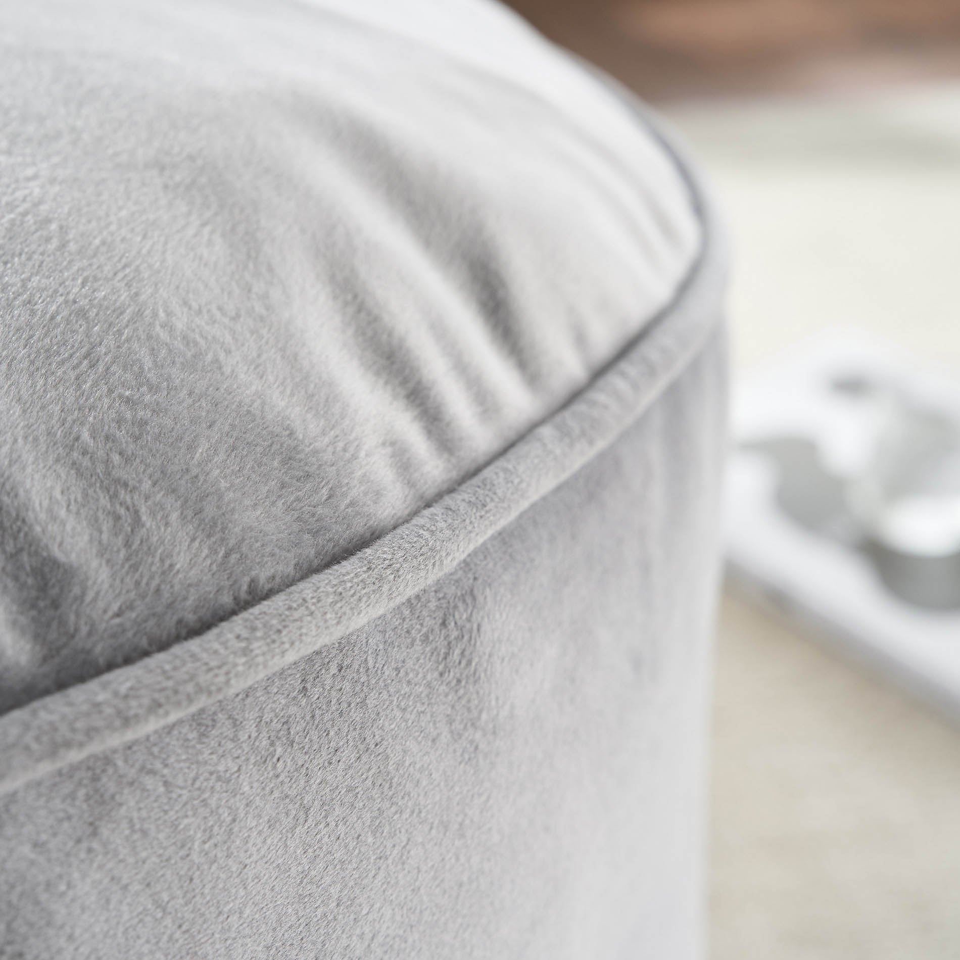 pouf 40x50x50cm Winter Cloud Grey 711/34