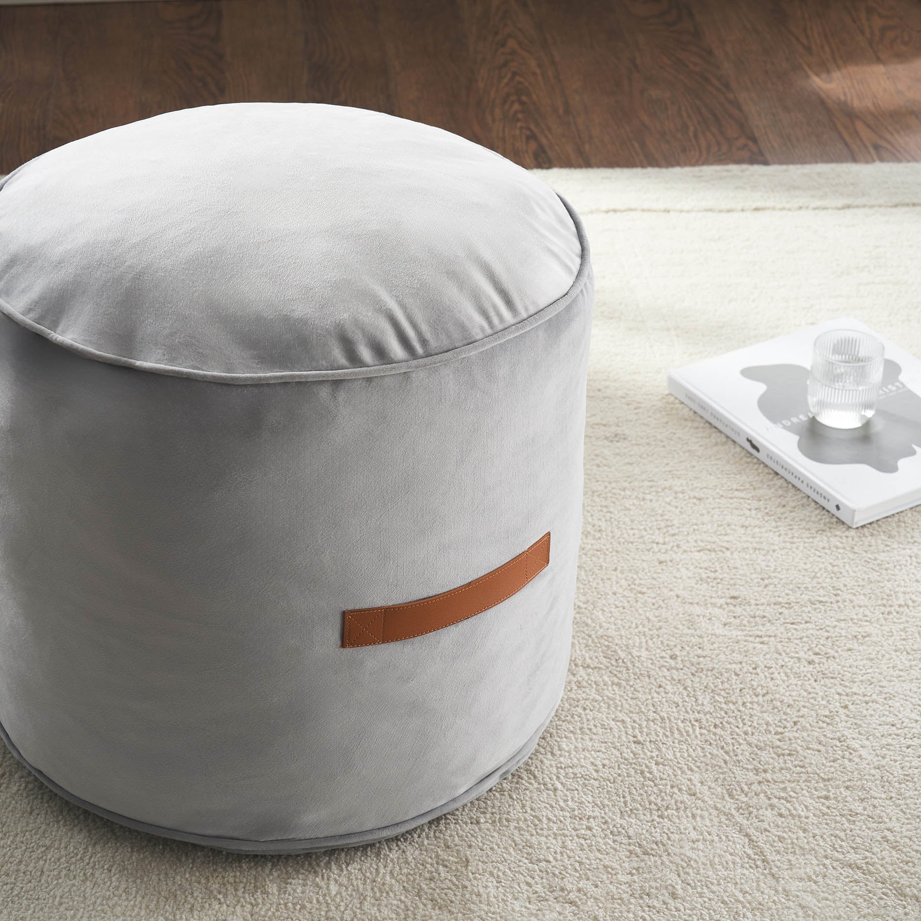 pouf 40x50x50cm Winter Cloud Grey 711/34