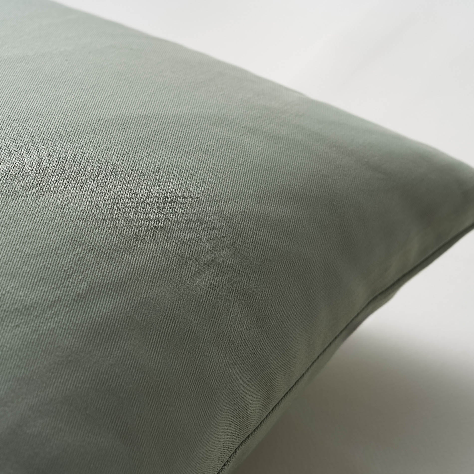 Μαξιλαροθήκη 30x45cm Emory Smoke Green 714