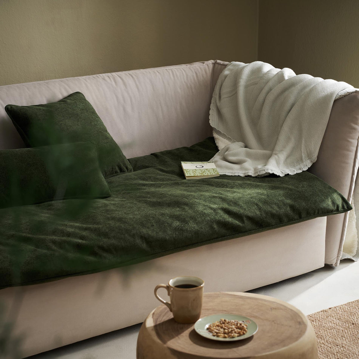 Sofa Topper 80x200cm Nadinia Forest Green 137