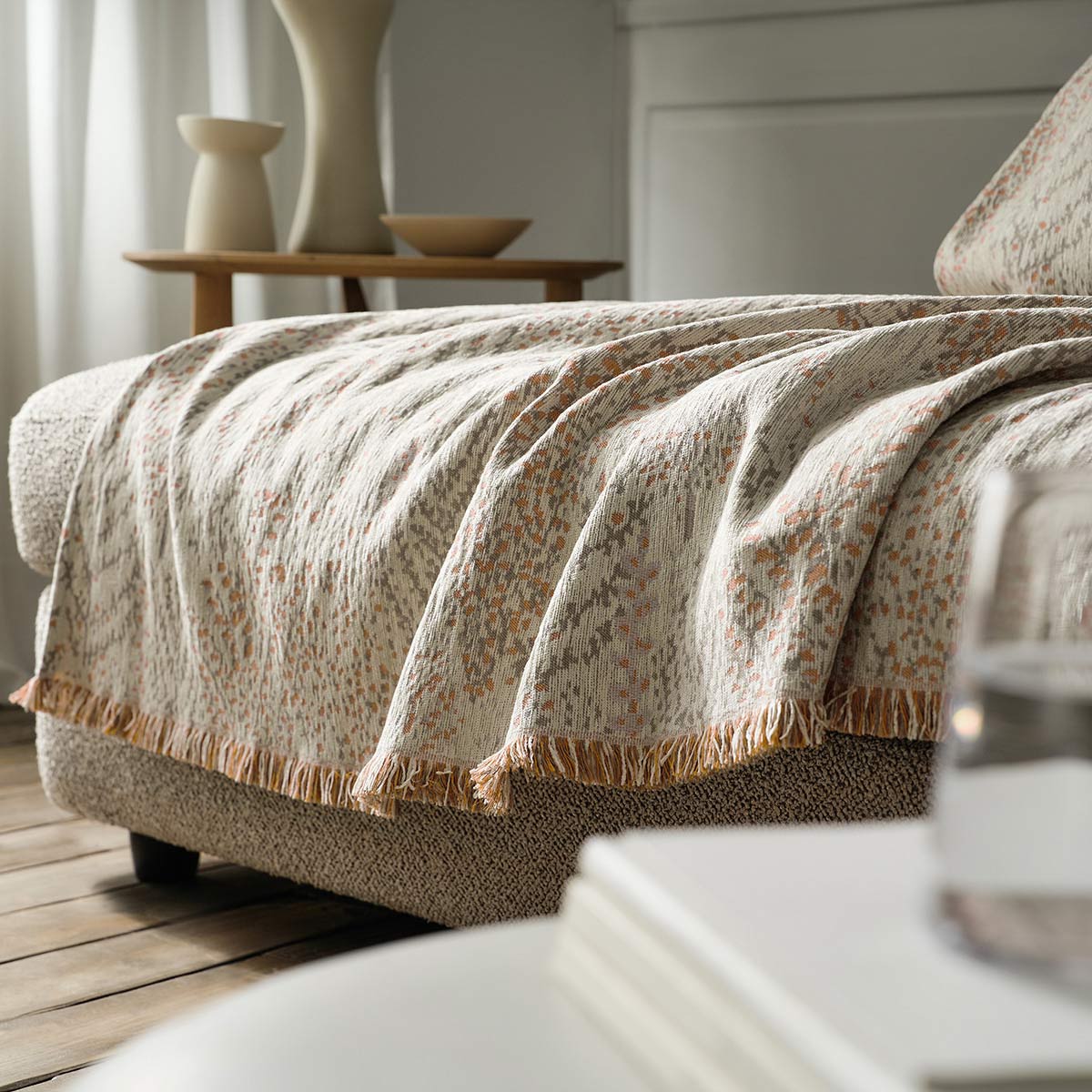 Ριχτάρι Livia Beige/Salmon 408/05