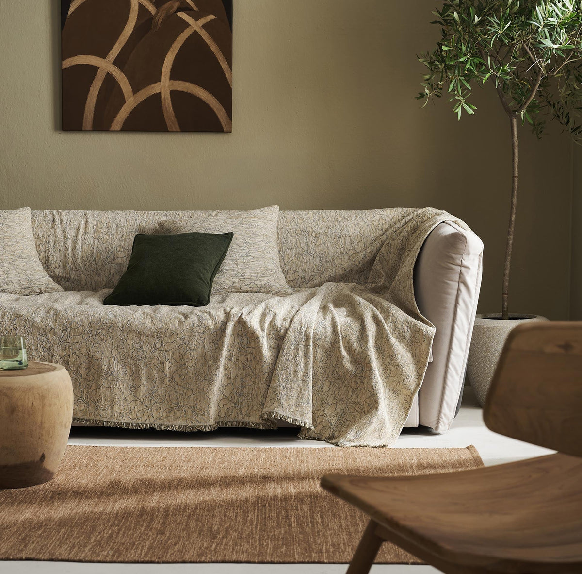 Ριχτάρι Aradia Weed Beige 430/07