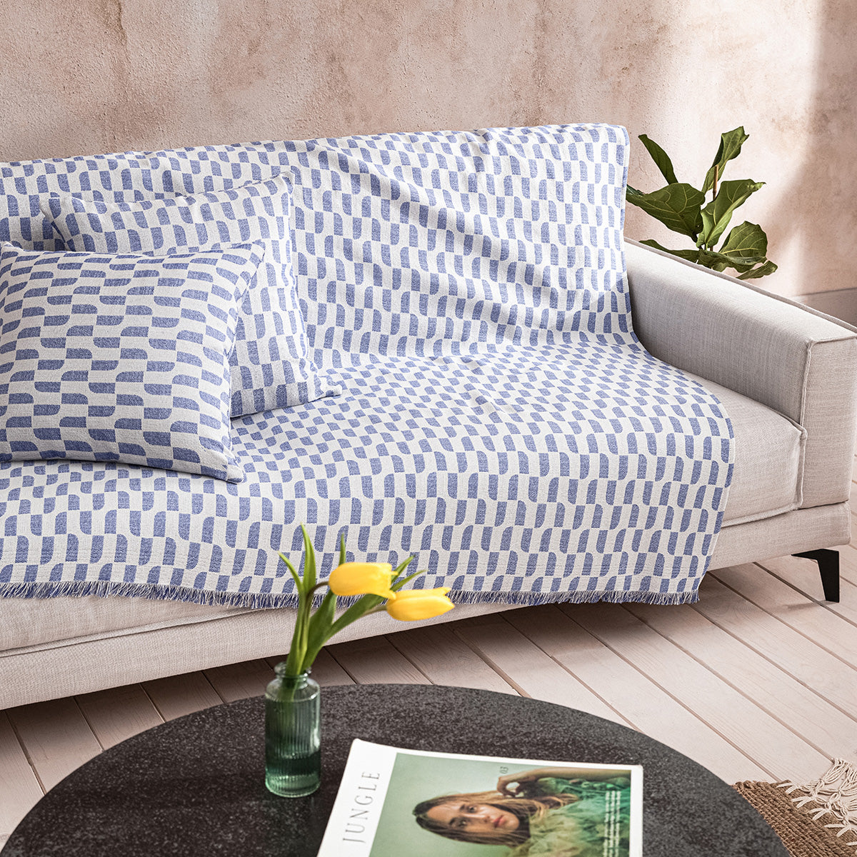 Throw Marine Blue 518
