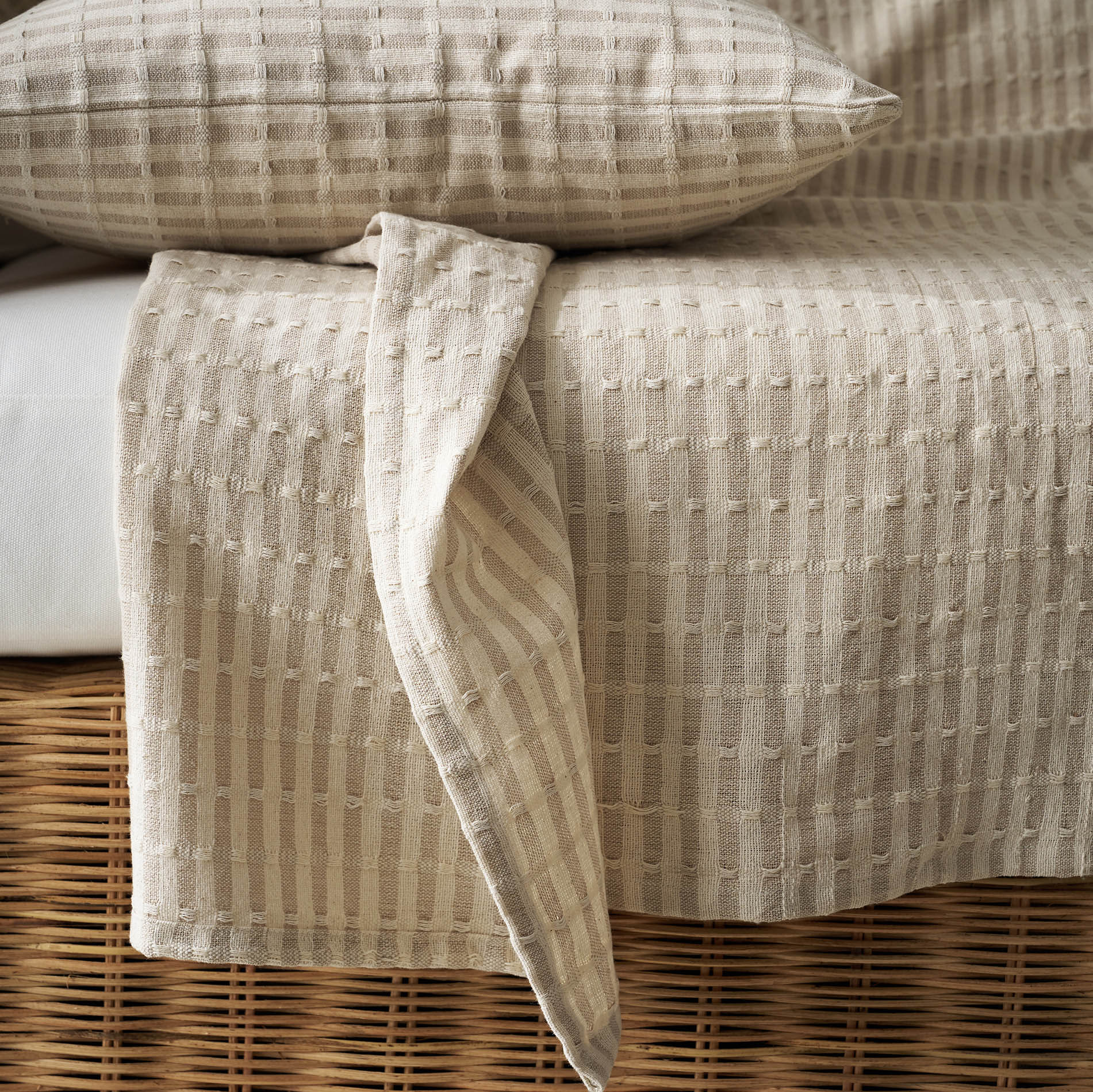 sofa throw Elysia Hemp Beige 531/06