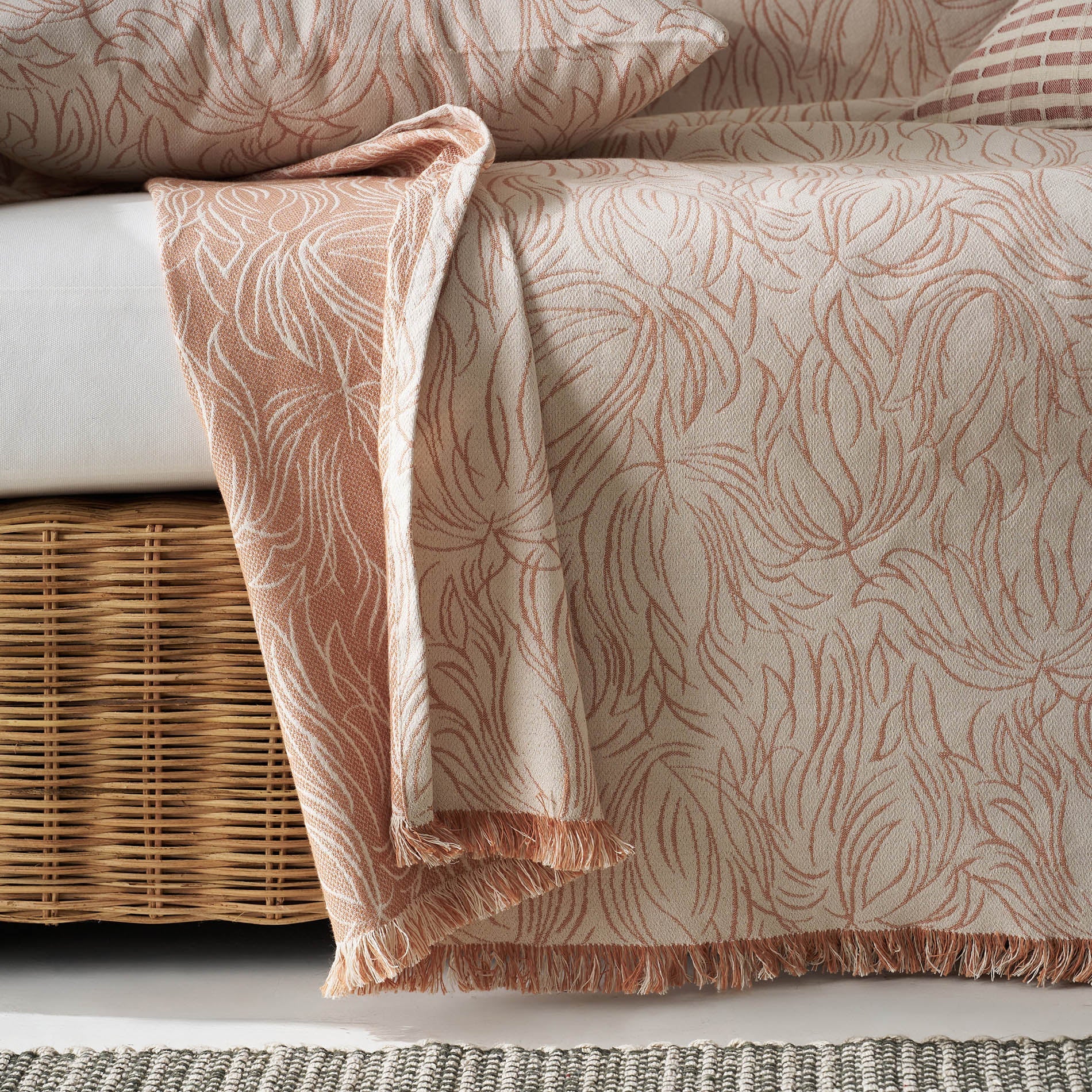 sofa throw Delia Dusted Clay 563/03