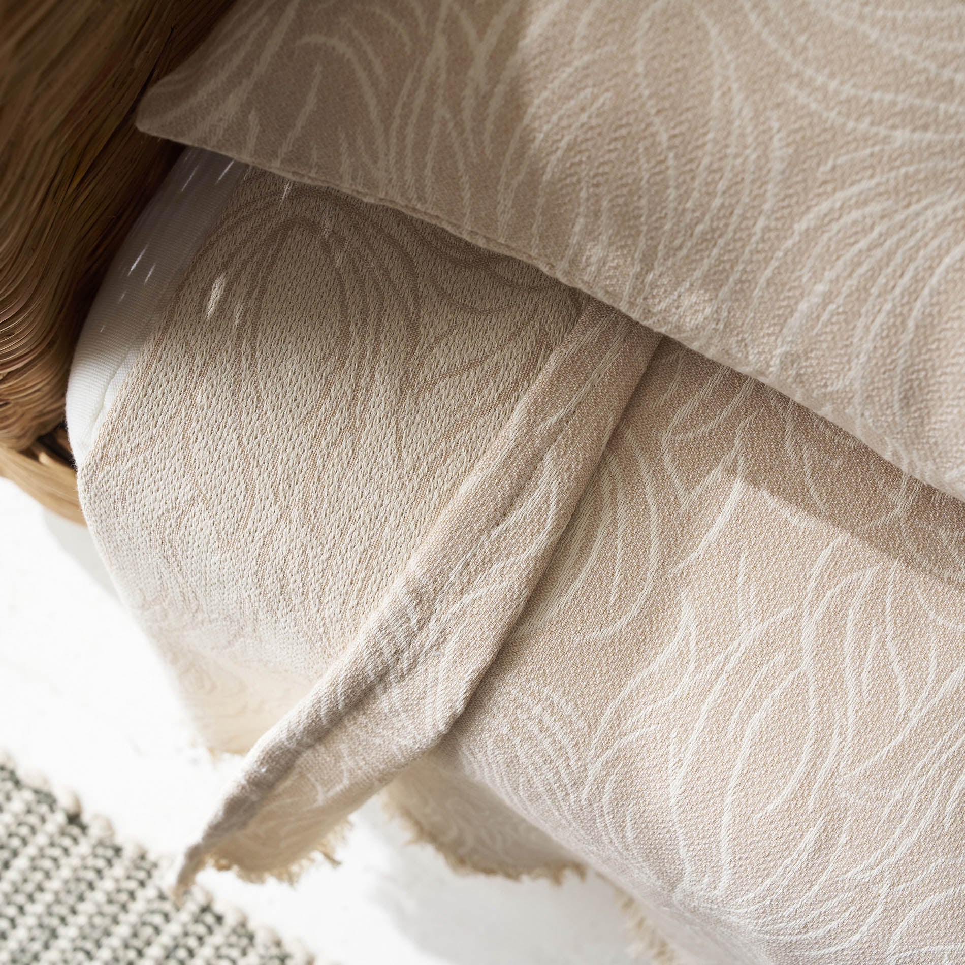 sofa throw Delia Sesame Beige 563/06