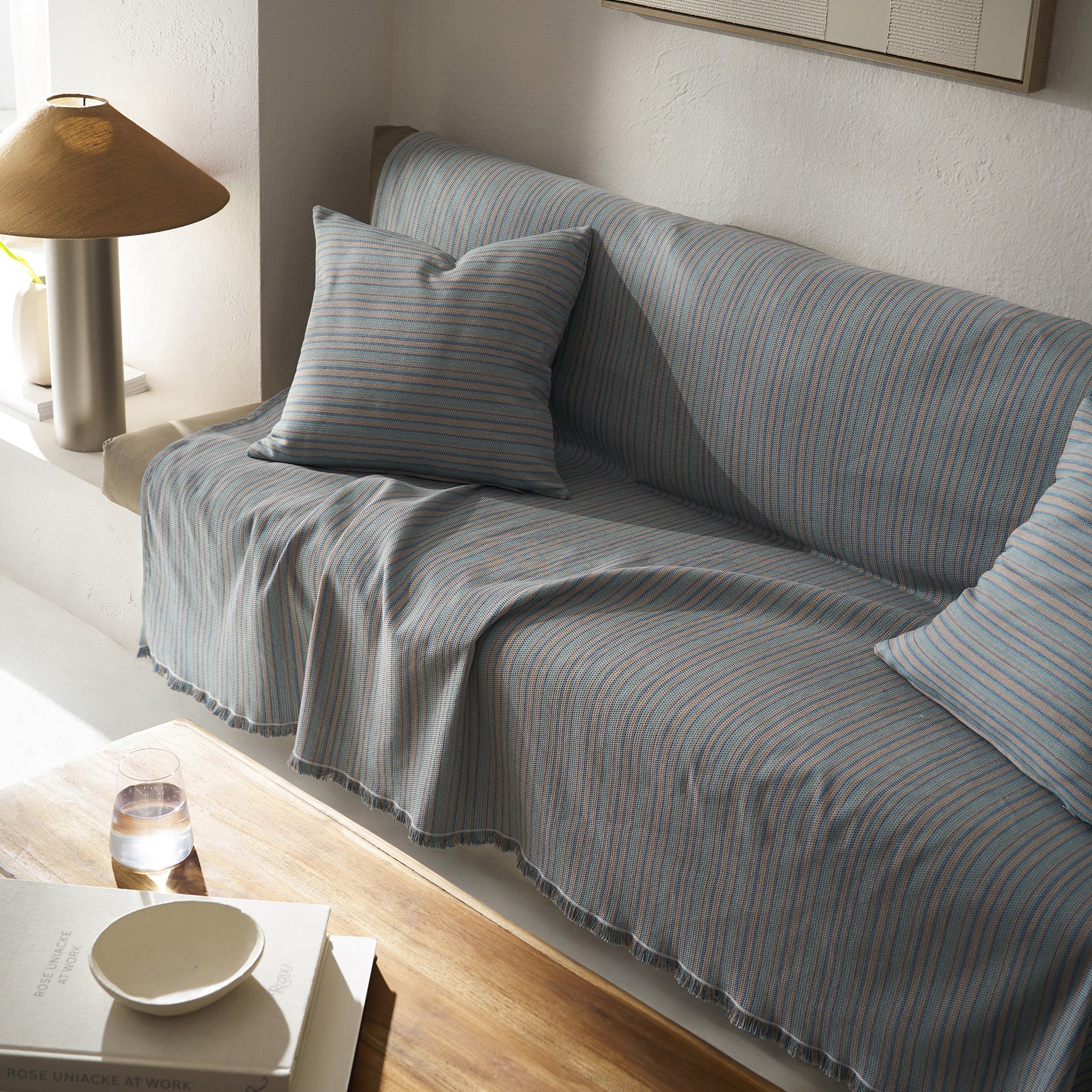 sofa throw Nymeria Jean Blue 574/01
