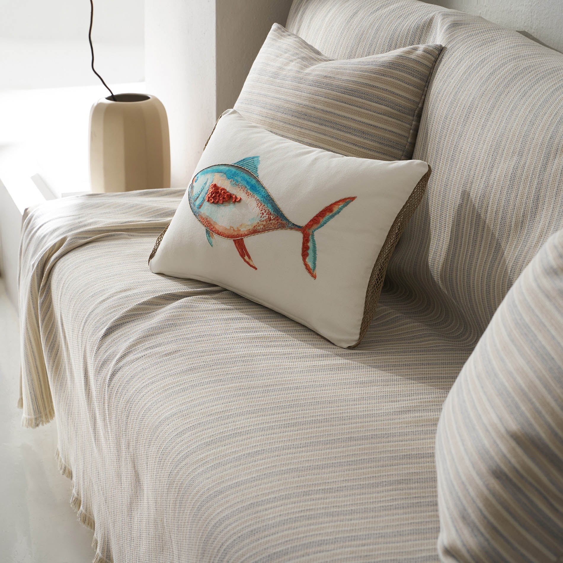 sofa throw Nymeria Light Grey 574/15