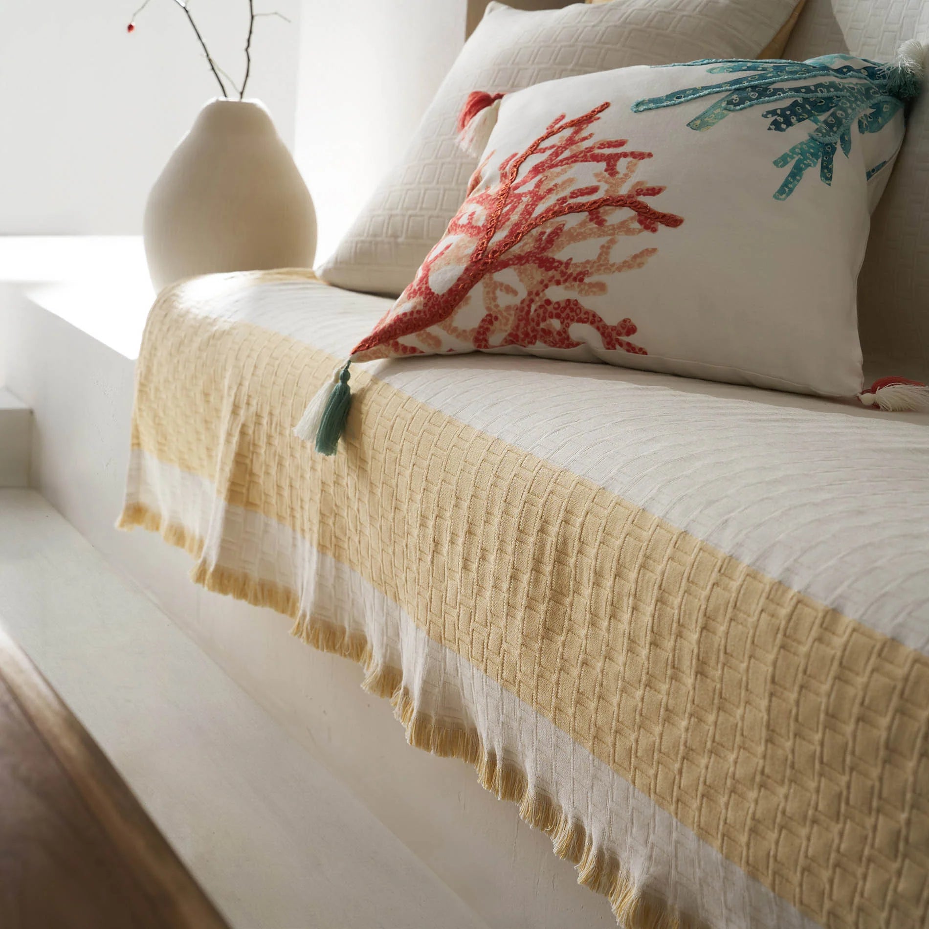 sofa throw Solenne Sun Yellow 591/04