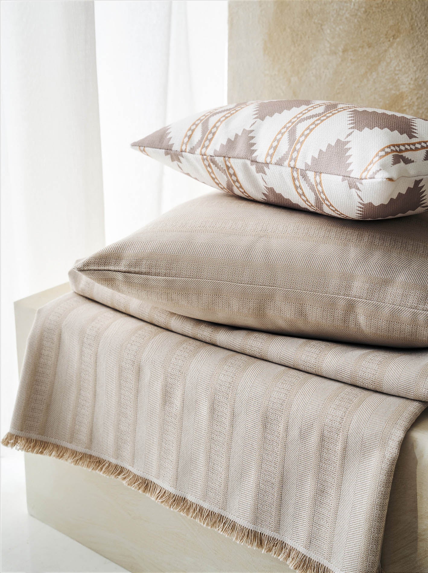 Throw Laurel Hemp Beige 731/04