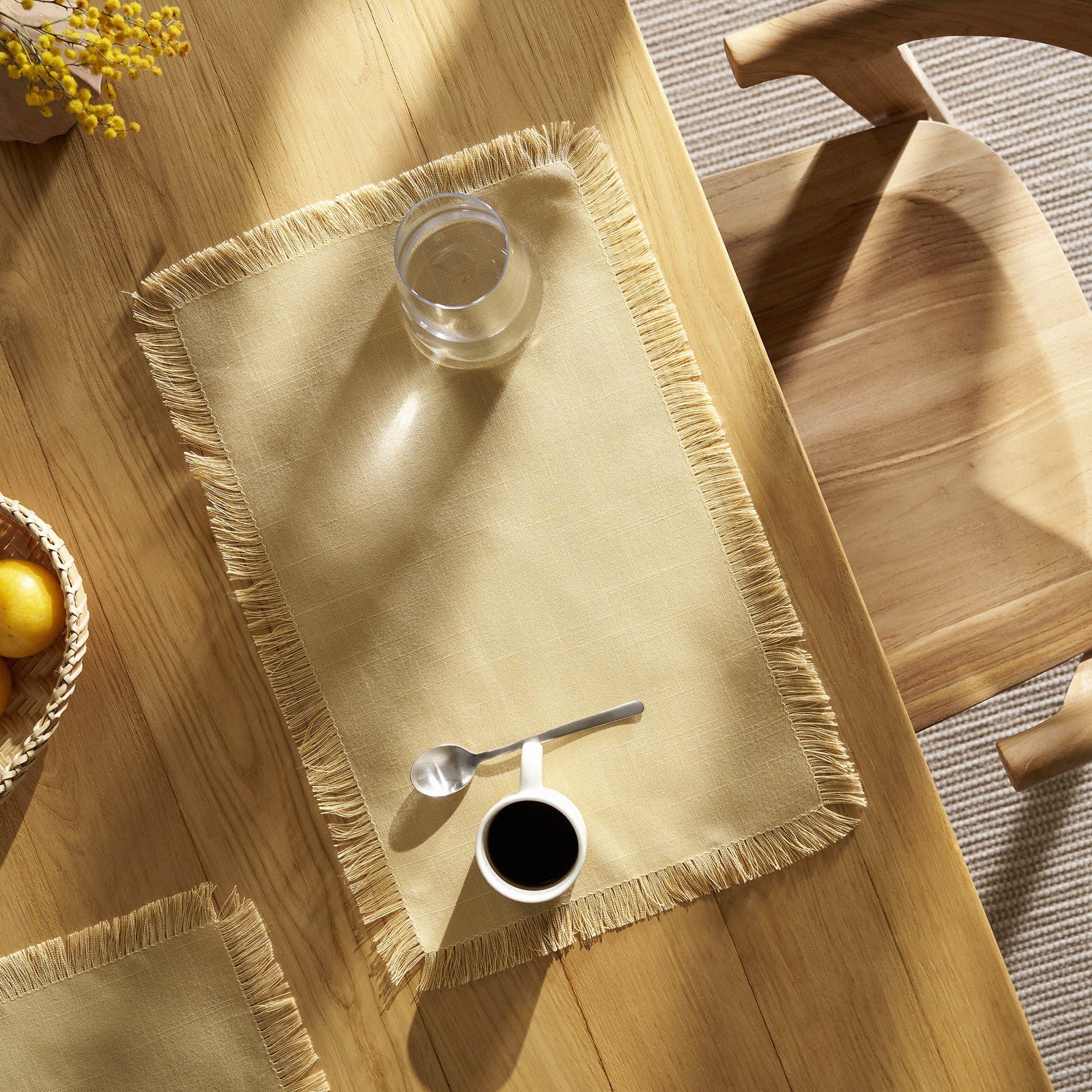 Set placemats 2 pcs. 30x45cm Erelya Light Ocher 559