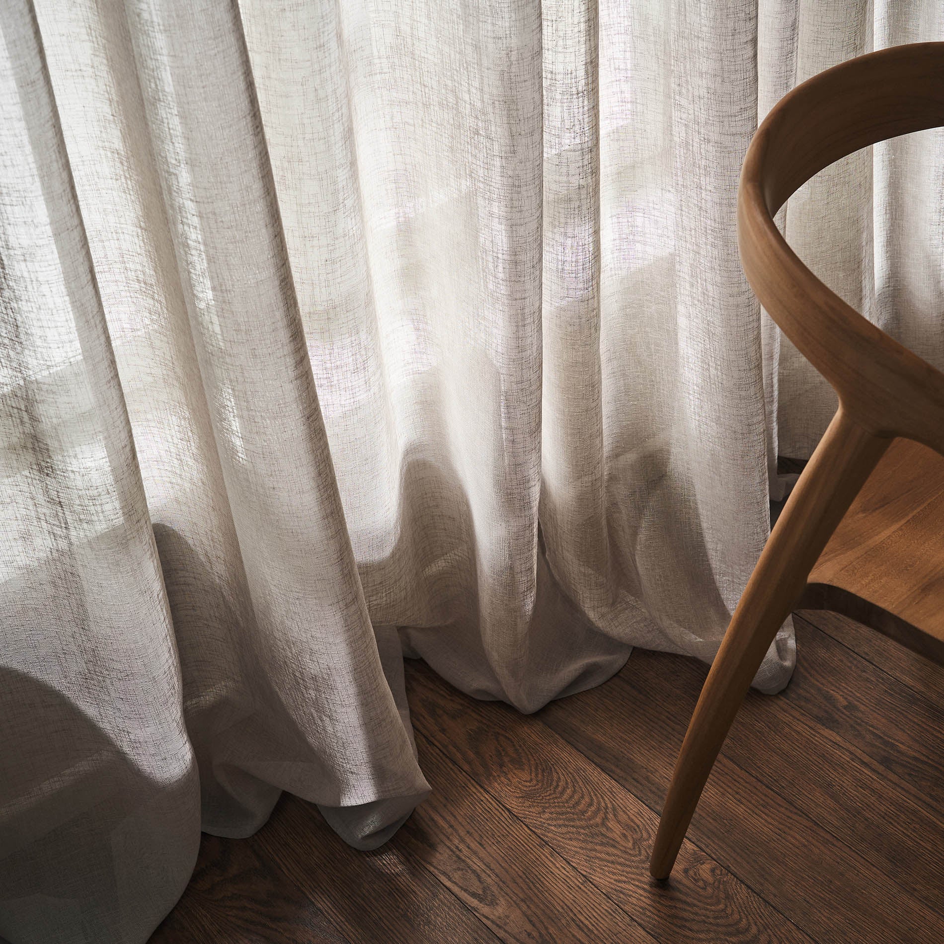 Κουρτίνα με σιρίτι Combe Willow Beige 502/45