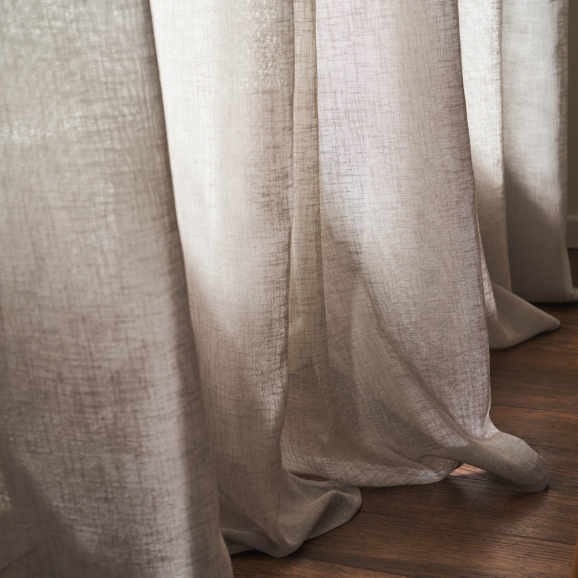 Combe Willow Beige 502/45 Curtain with Studs