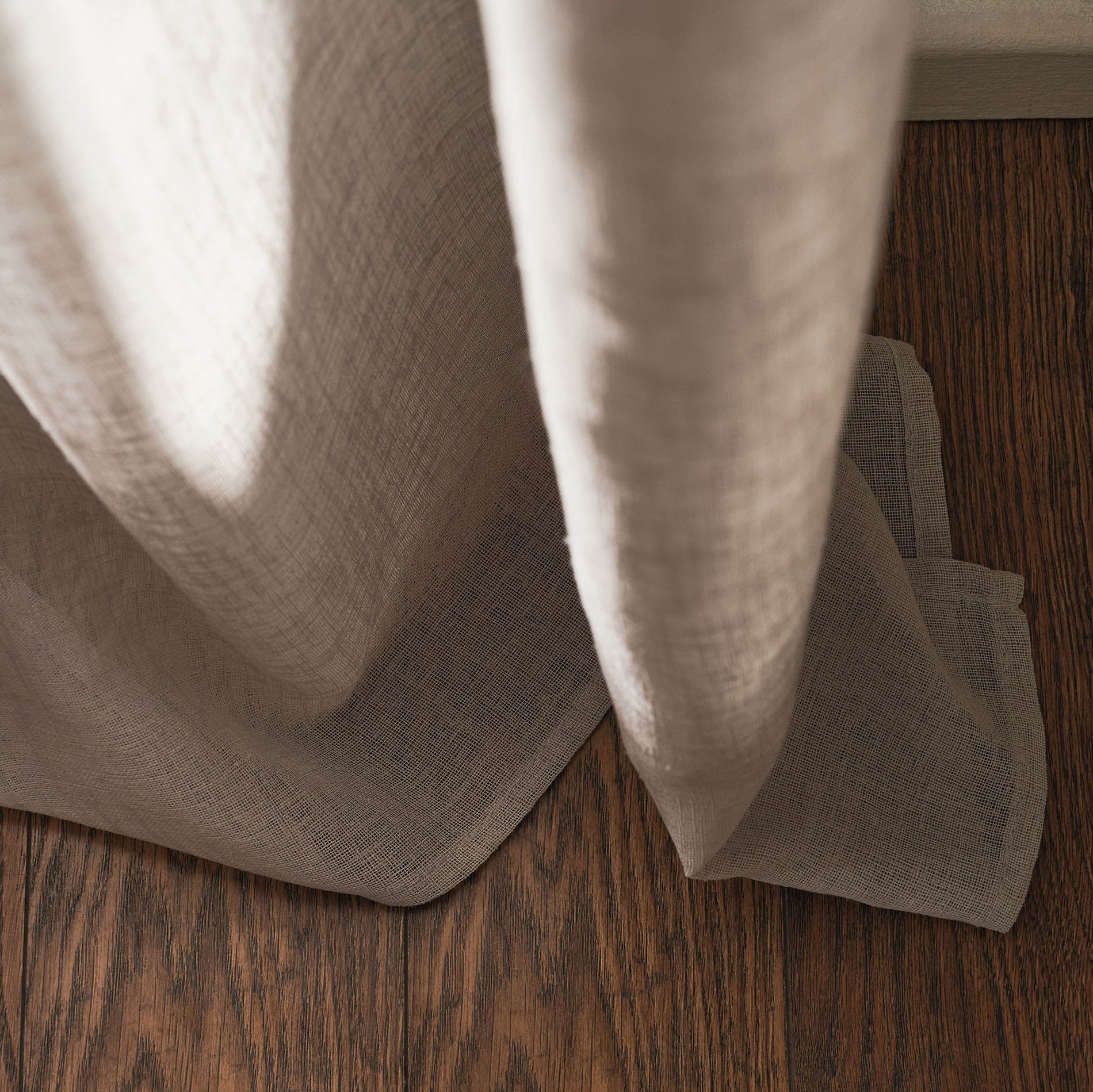 Combe Willow Beige 502/45 Curtain with Grommet