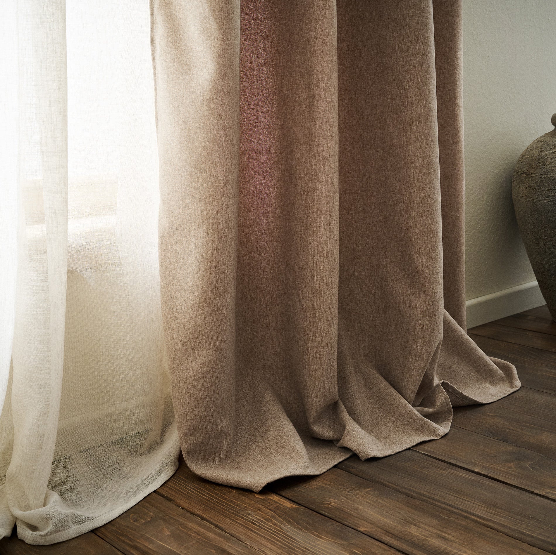 Curtain with studs 140x280cm Isolde Soft Beige 460/06
