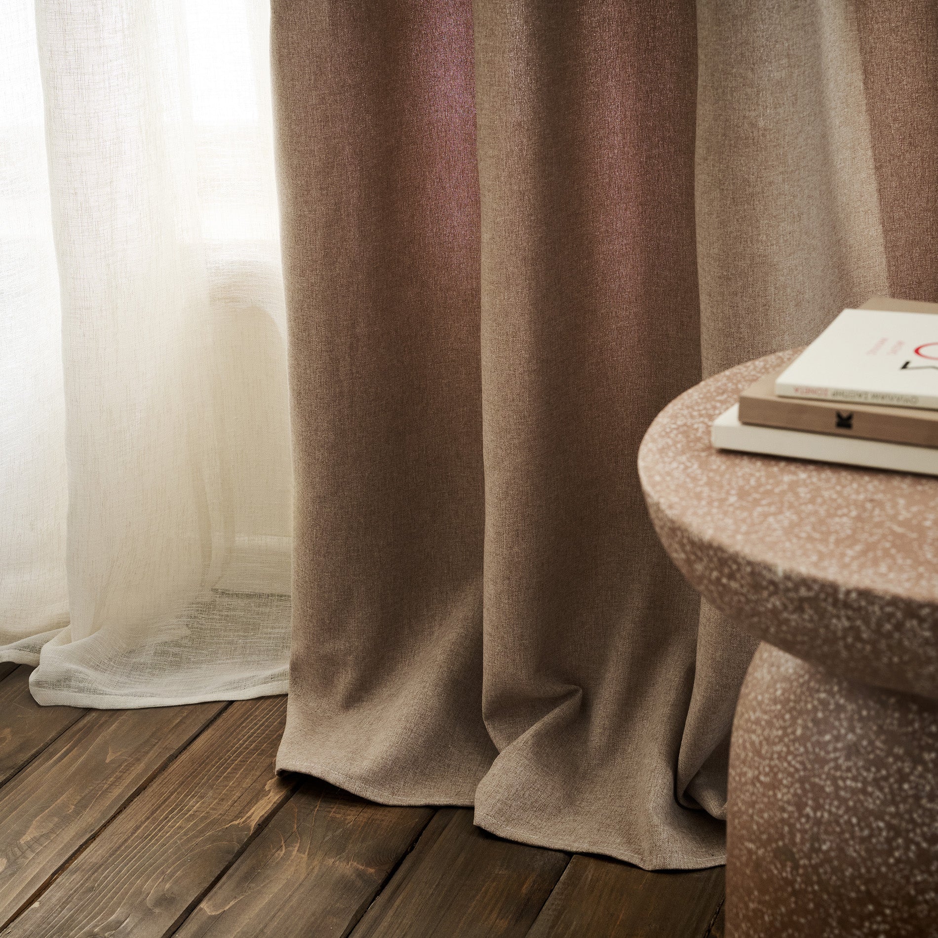 Curtain with studs 140x280cm Isolde Soft Beige 460/06