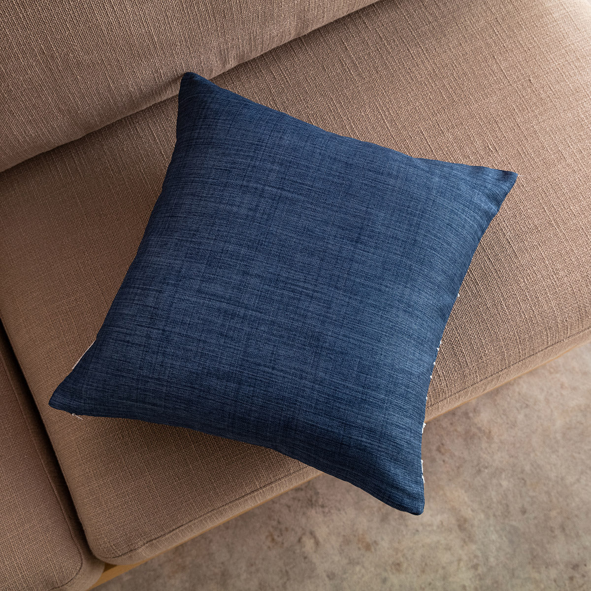 Μαξιλαροθήκη 43x43cm Edna Blue Jean 162