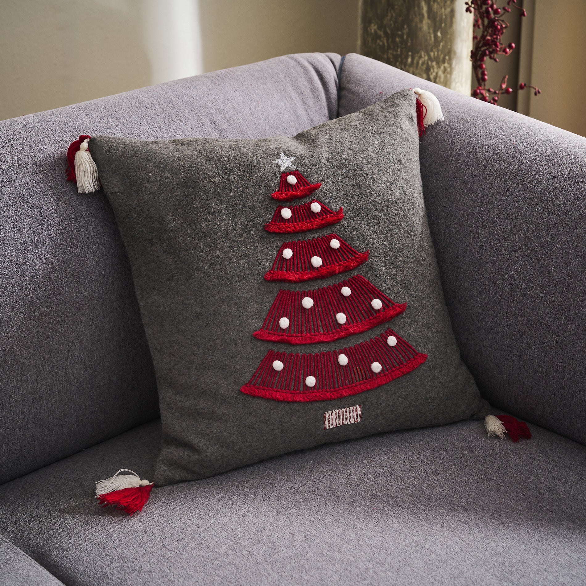 Μαξιλαροθήκη 45x45cm Xmas 165