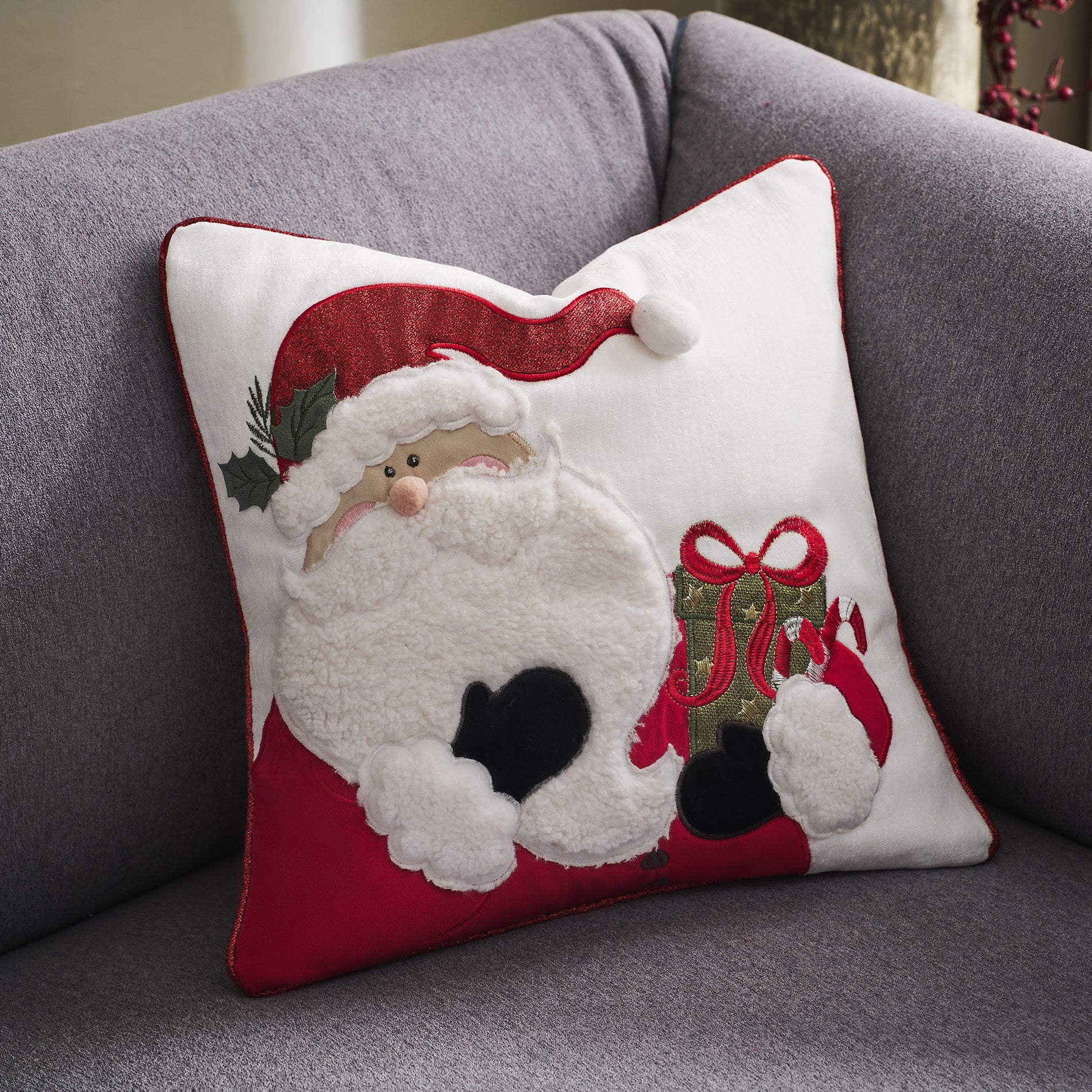 Μαξιλαροθήκη 43x43cm Xmas 294