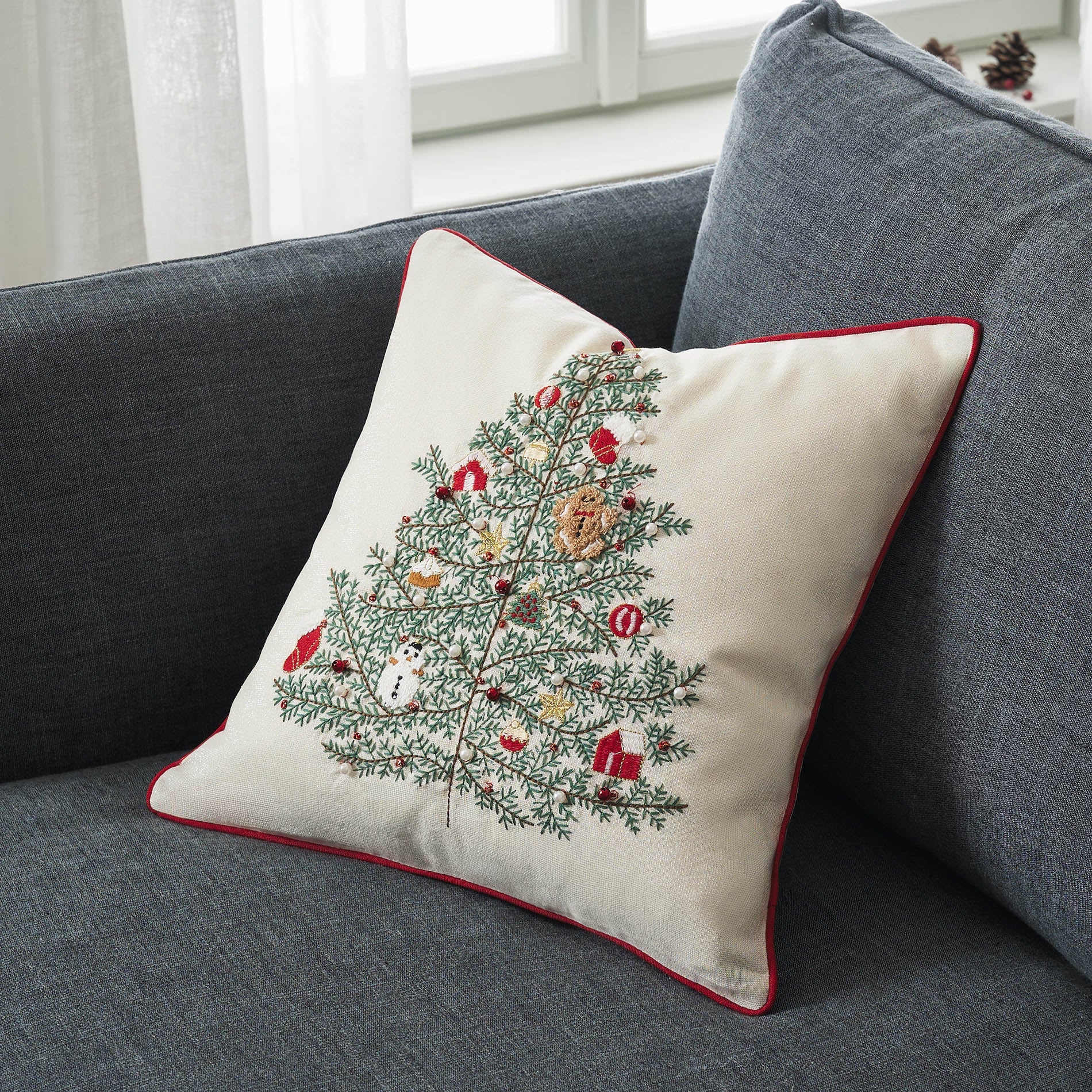 Μαξιλαροθήκη 43x43cm  Xmas 341