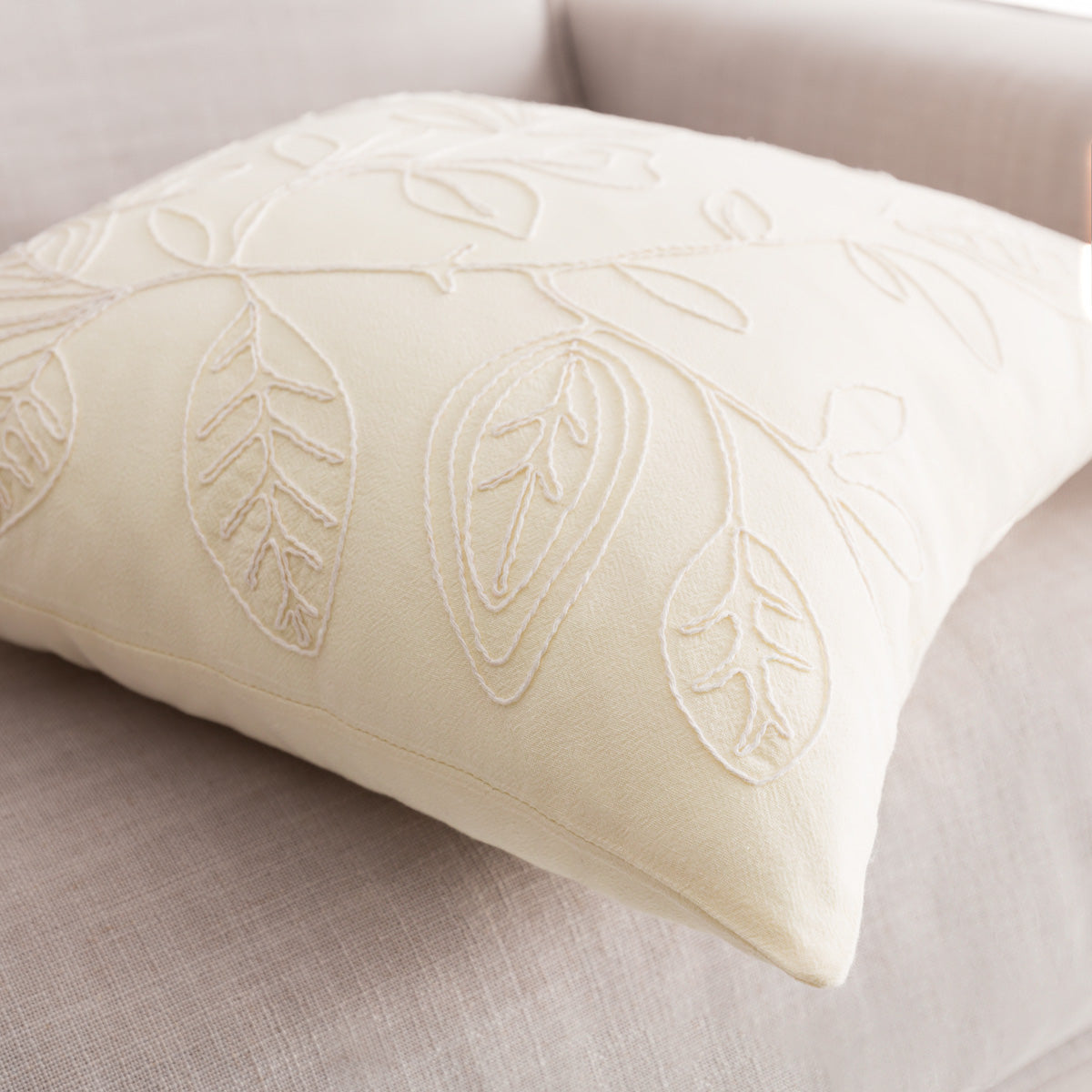 Μαξιλαροθήκη 43x43cm Light veil Vanilla 381/ 05