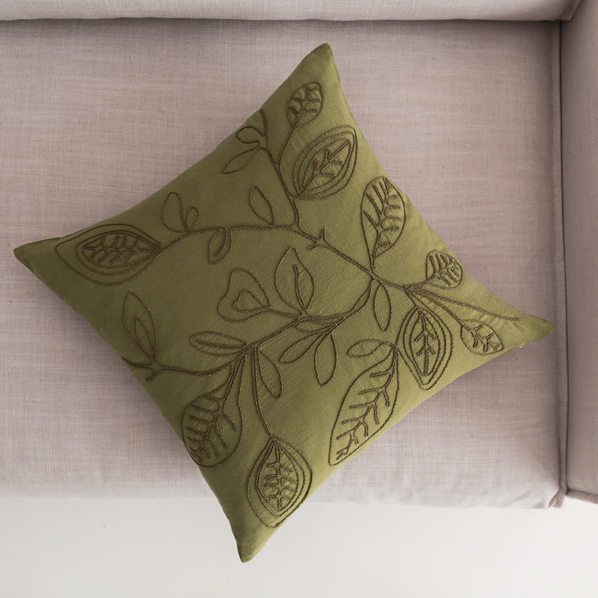 Μαξιλαροθήκη 43x43cm Pale Nature Green 381/ 30