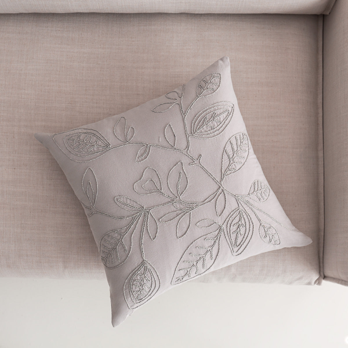 Μαξιλαροθήκη 43x43cm Pale Water Grey 381/ 34