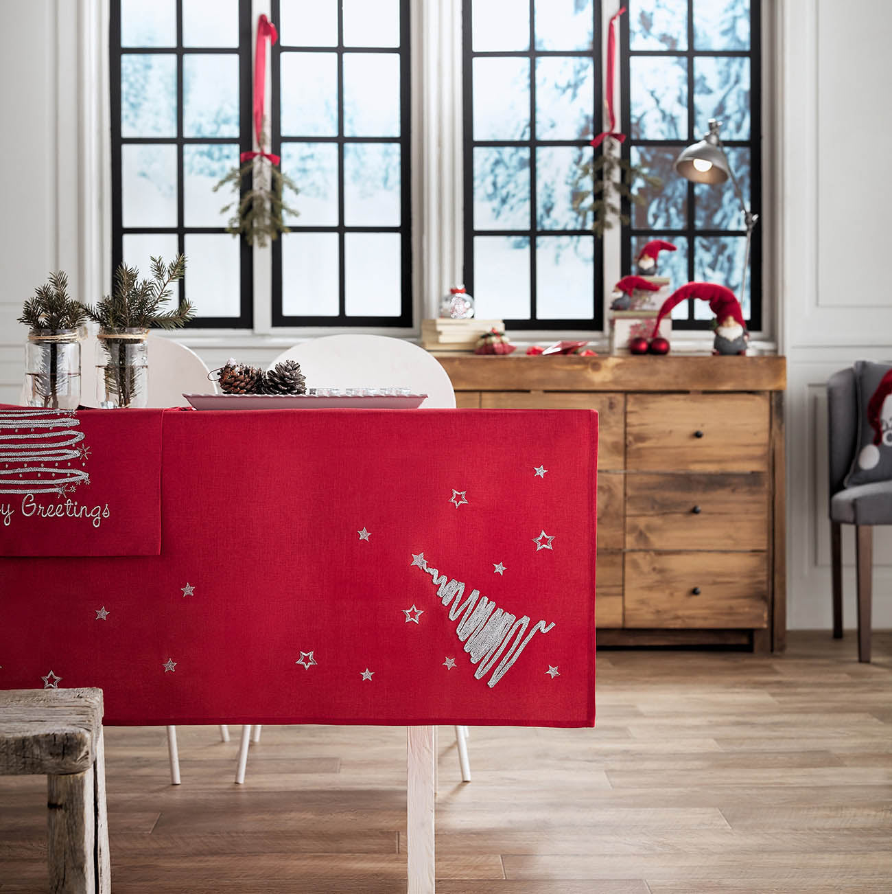 Τραπεζομάντηλο 135x135cm Xmas 231