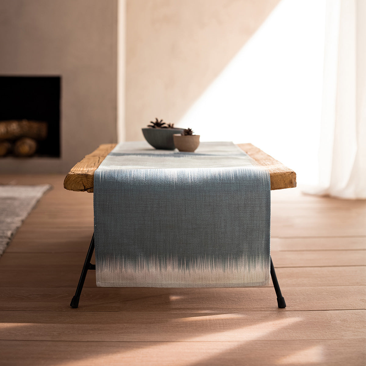 Runner 40x160cm Lisse Grey 376/ 15