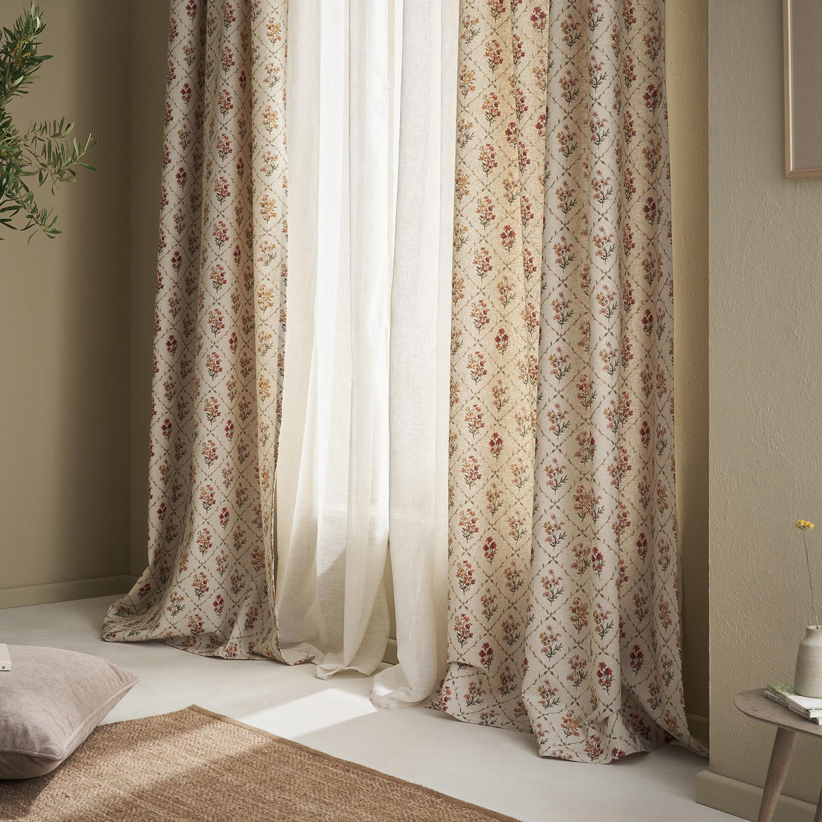 Έτοιμη Κουρτίνα 130x270cm Nortia 163
