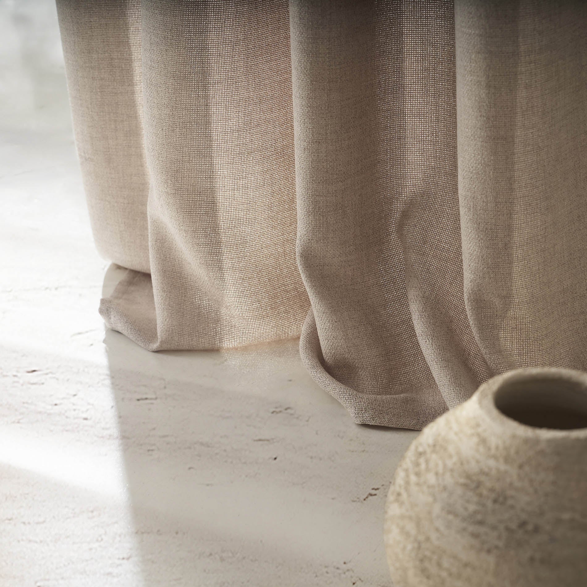 Κουρτίνα με τρουκς 140x280cm Magna Beige 495