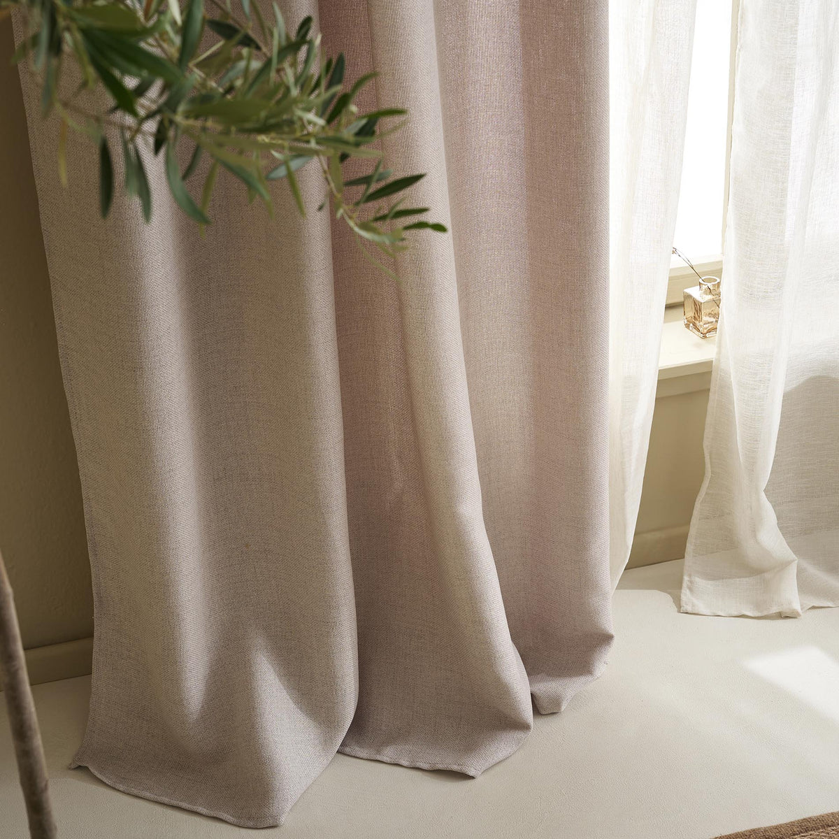 Curtain with studs 140x280cm Magna Beige 495