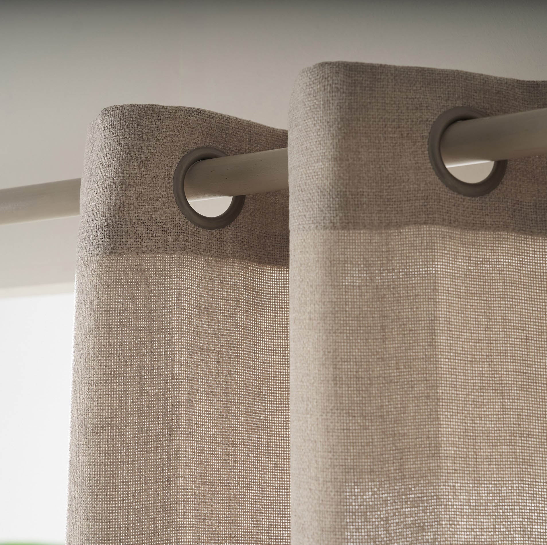 Κουρτίνα με τρουκς 140x280cm Magna Beige 495