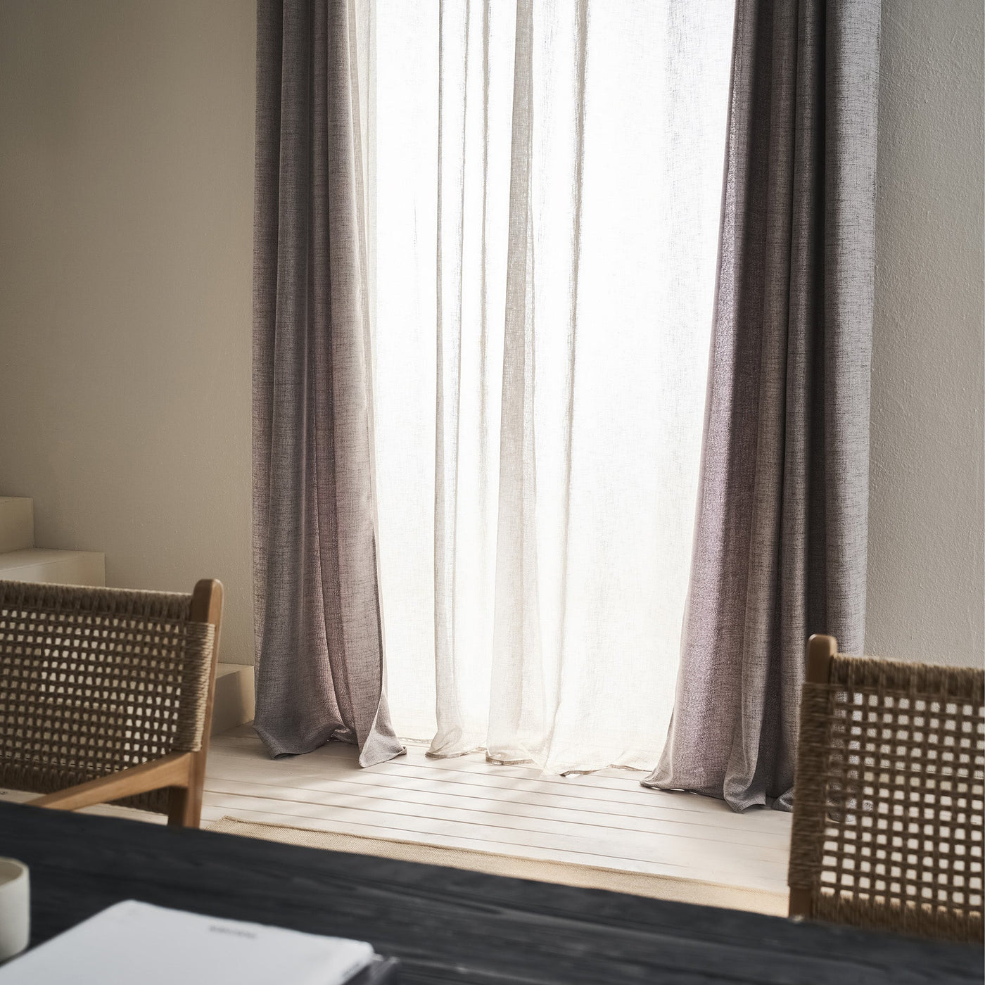 Curtain with slats 140x295cm Magna Elephant 495