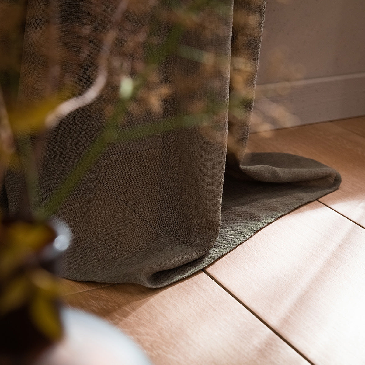 Curtain with studs 140x280cm Combe Khaki 502/07