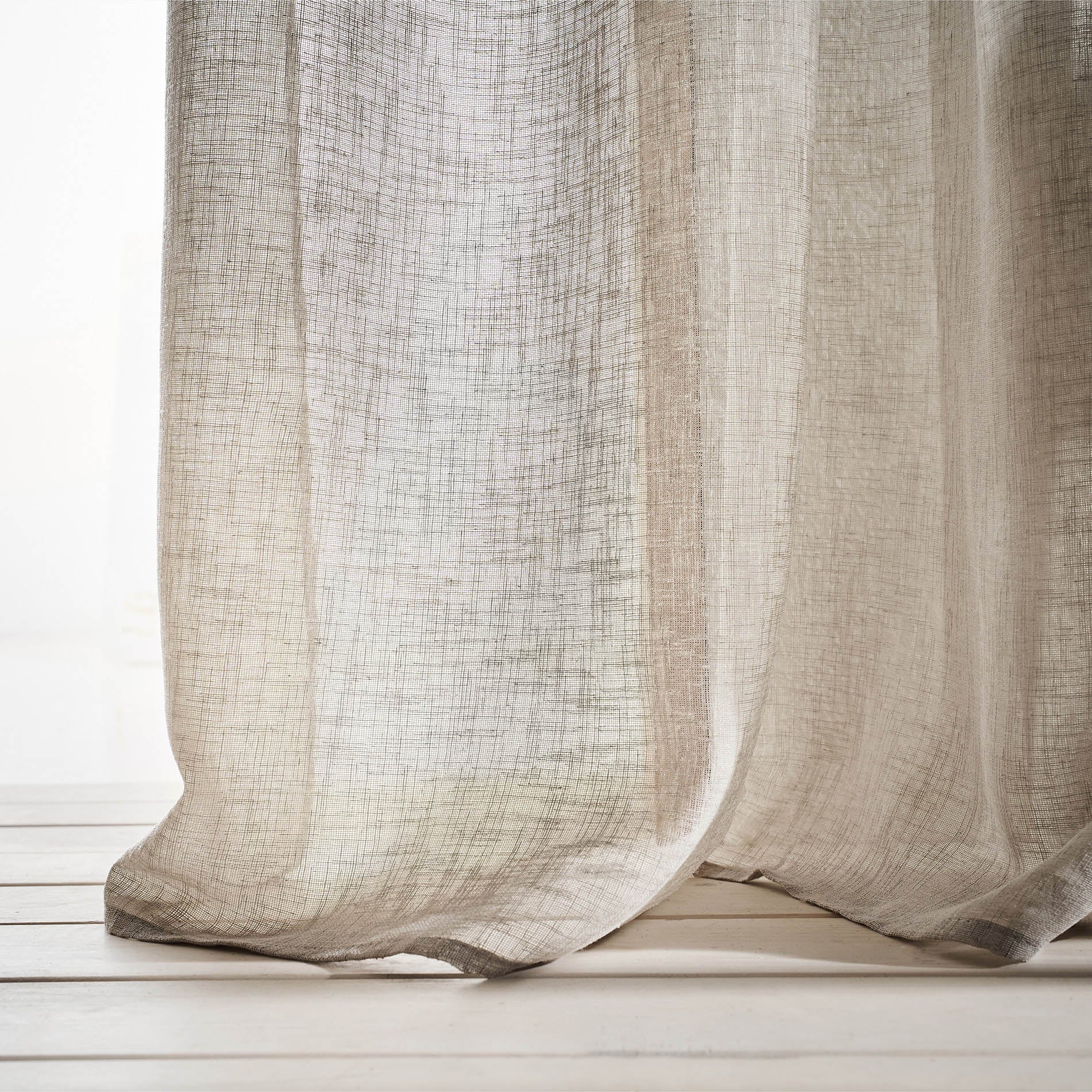 Κουρτίνα με σιρίτι Combe Willow Beige 502/45