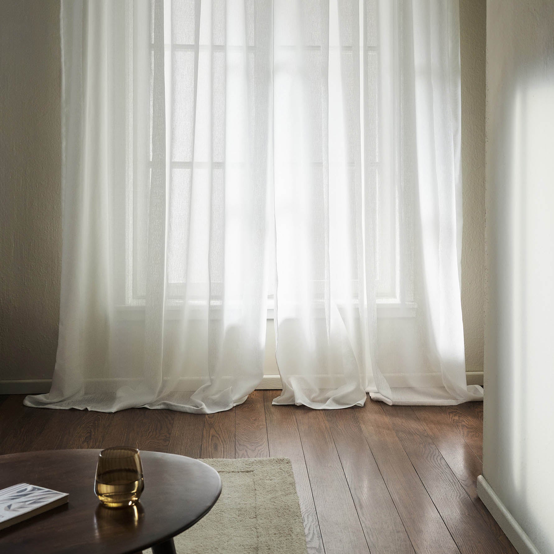 Κουρτίνα με σιρίτι Maisy White 507/05