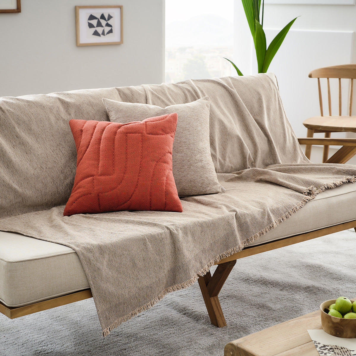 Pillowcase 43x43cm Forest Chili Orange 103/12