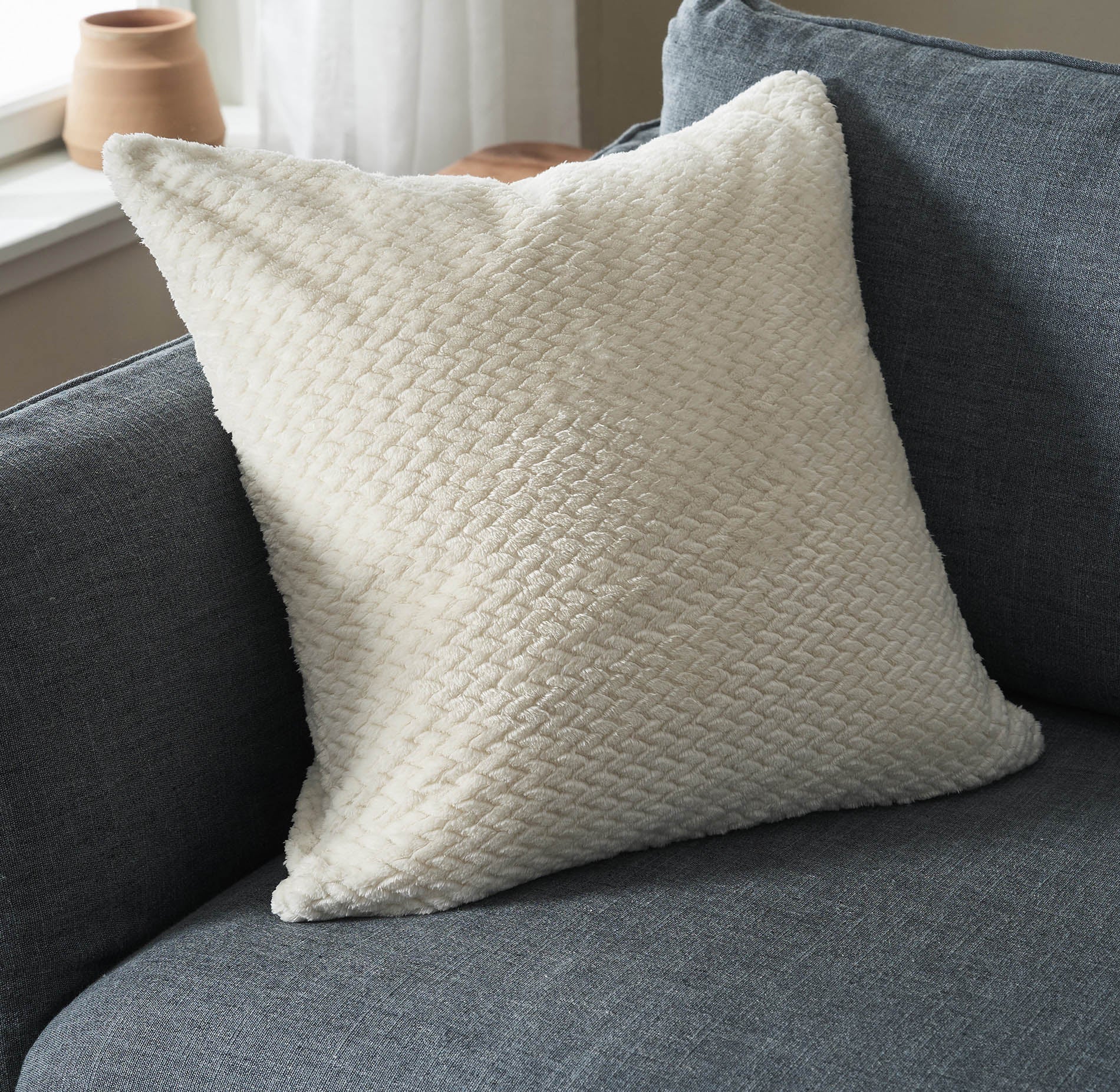 Μαξιλαροθήκη 50x50cm  Cinnabar Ecru 115/05