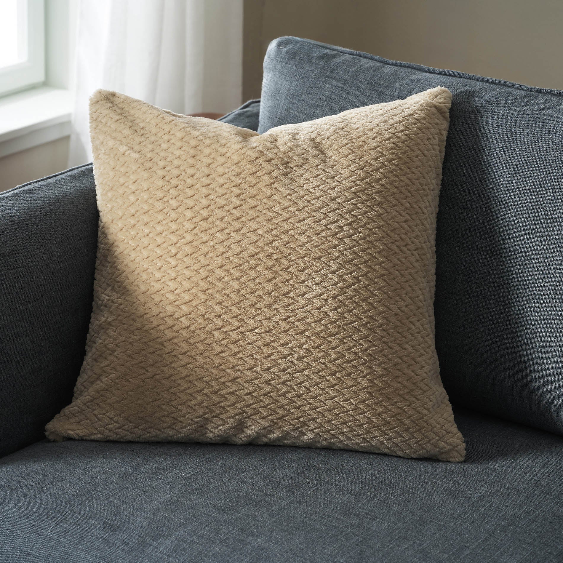 Μαξιλαροθήκη 50x50cm  Cinnabar Sesame Beige 115/06