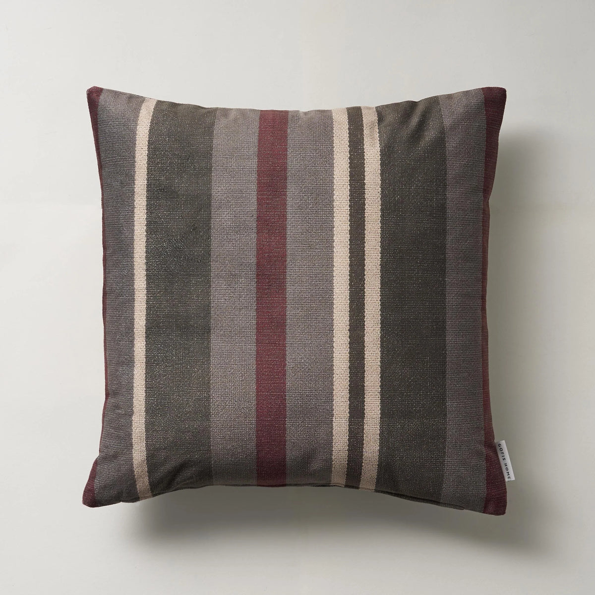 Μαξιλαροθήκη 43x43cm Neoma stripe Green 158